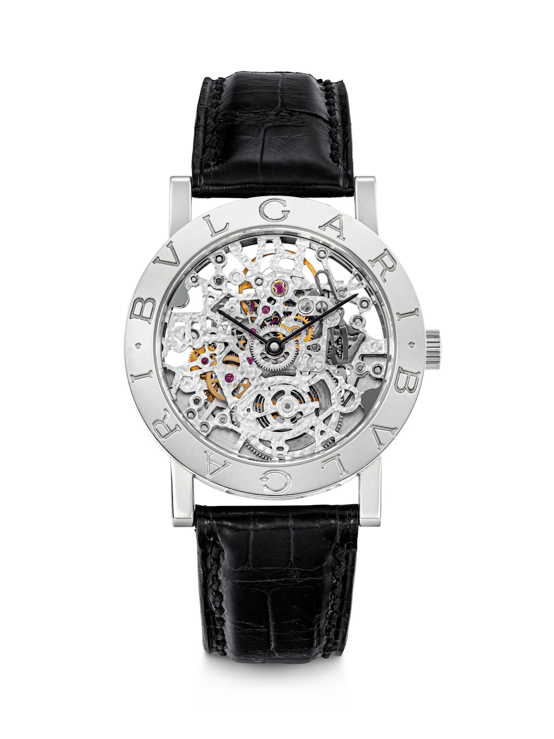Bulgari, White Gold Skeletonised Wristwatch, Ref. Bb W 33 Gl Sk P
