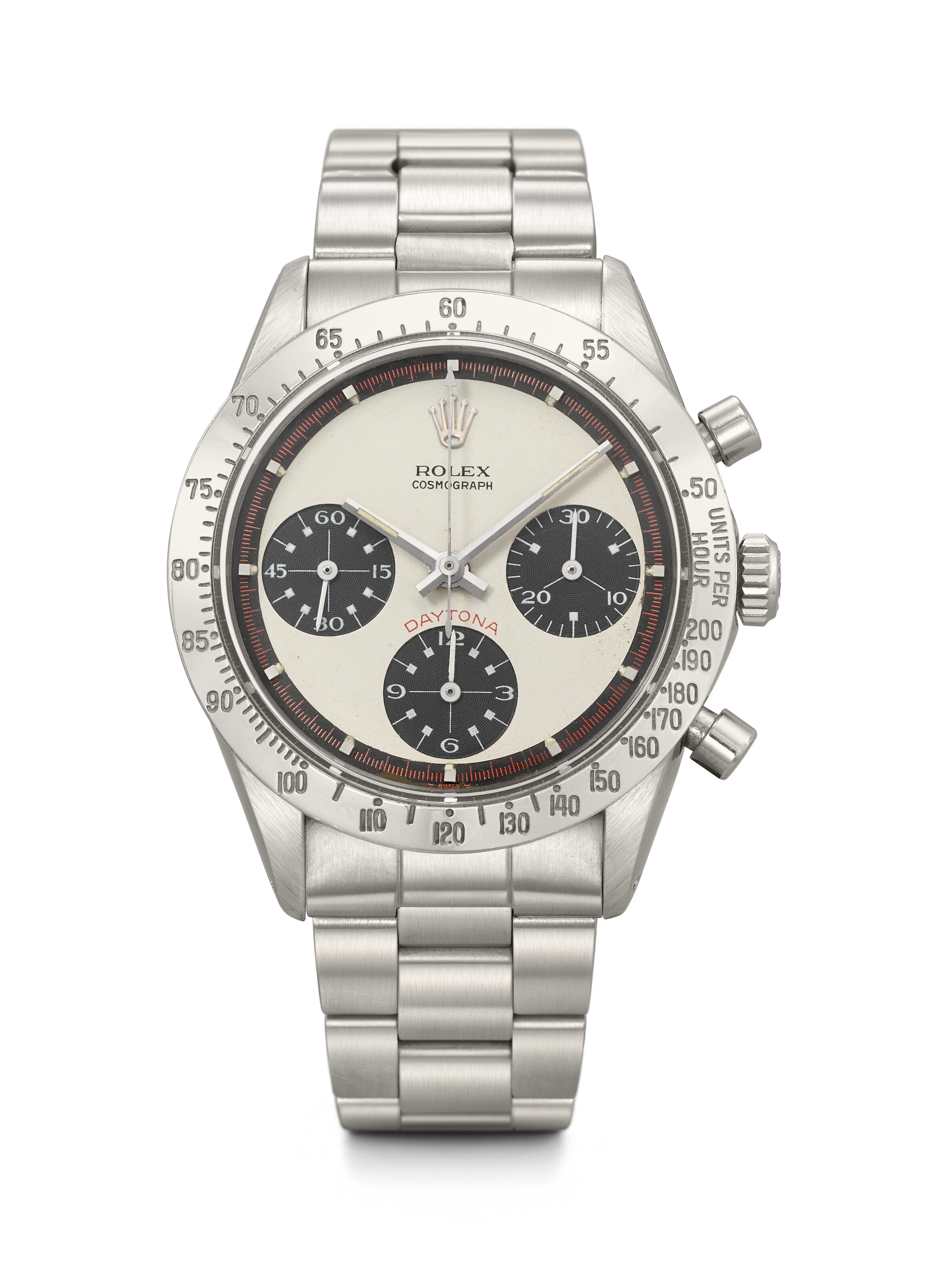 ROLEX. A VERY RARE AND ICONIC STAINLESS STEEL CHRONOGRAPH WRISTWATCH
