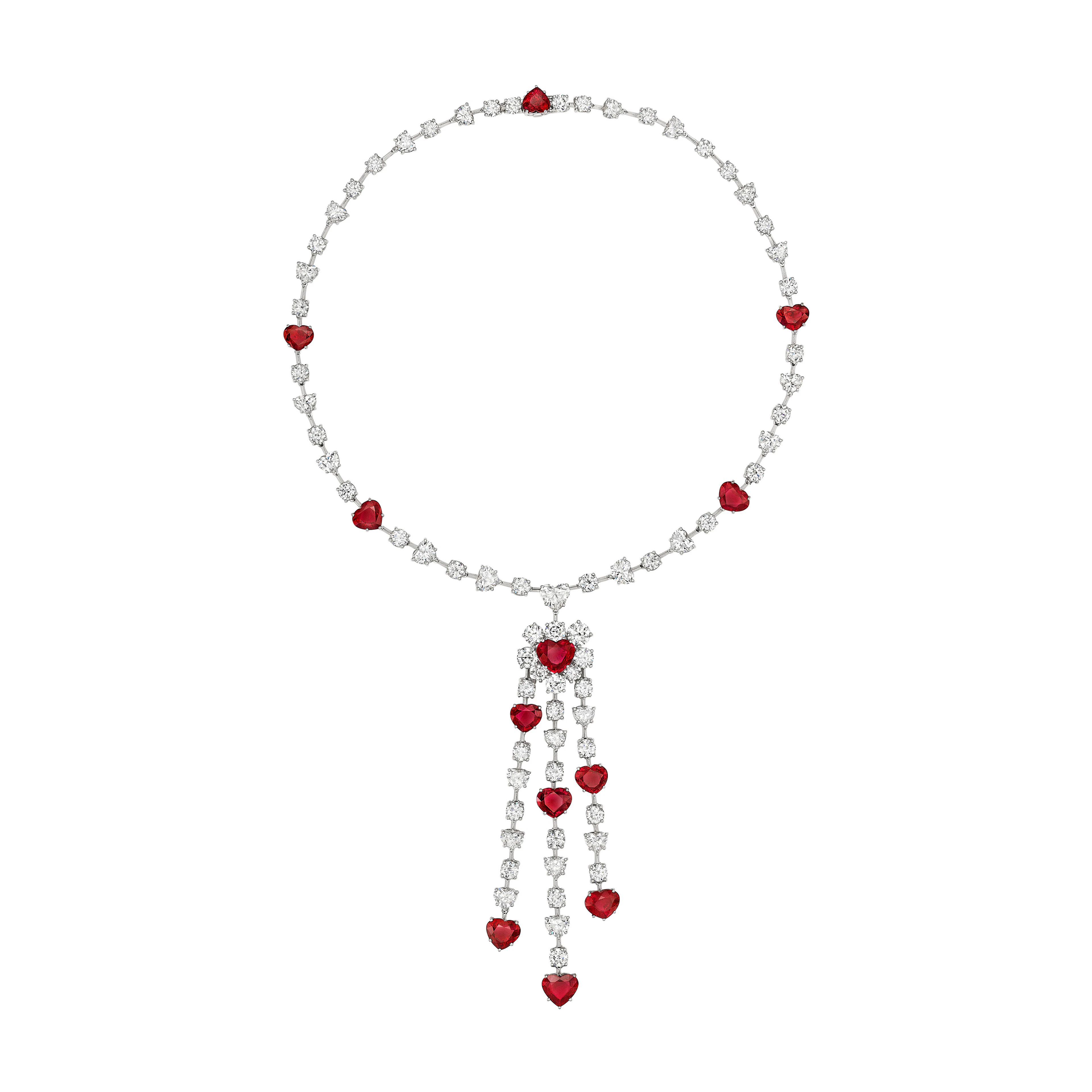 Graff Ruby and Diamond ‘Waterfall’ Necklace