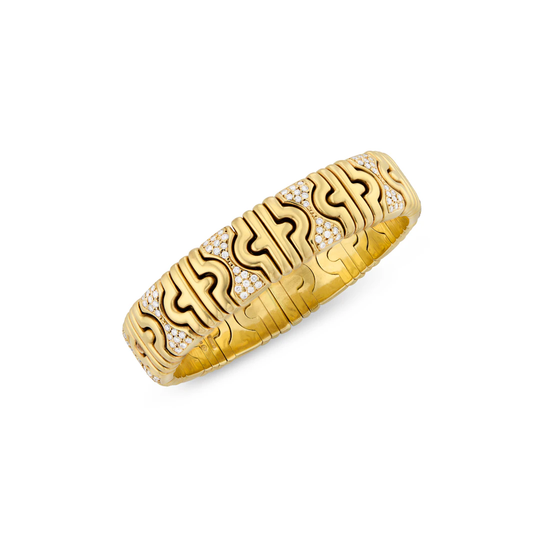 Bulgari Diamond and Gold 'Parentesi' Bracelet