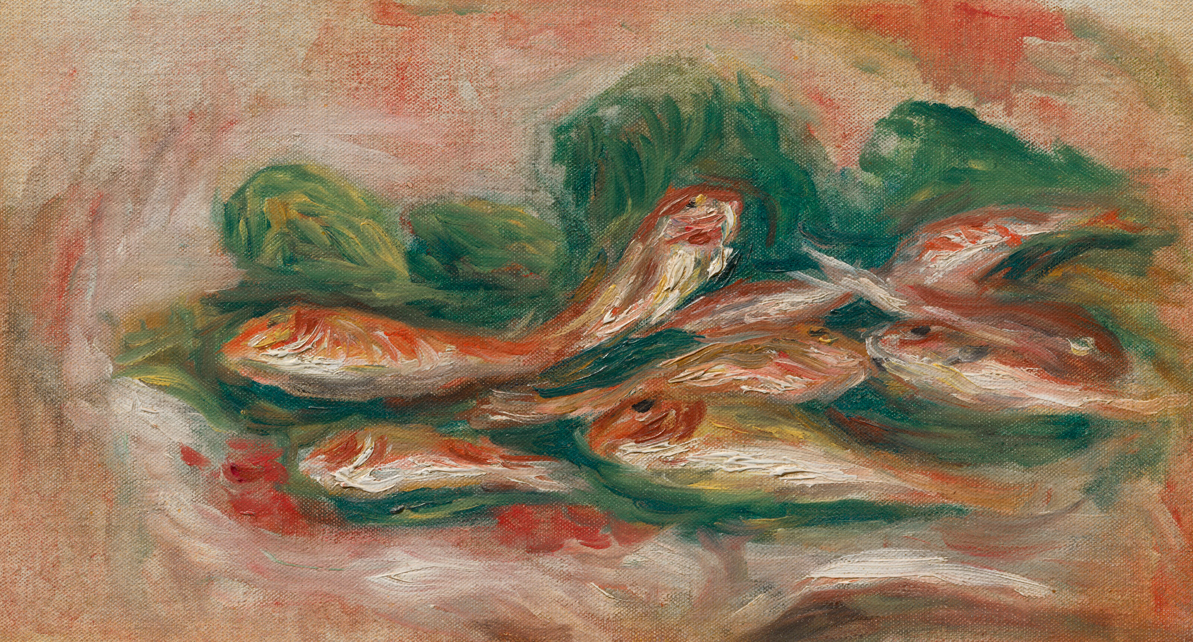 PIERRE-AUGUSTE RENOIR (1841-1919) Petits rougets (Fragment)