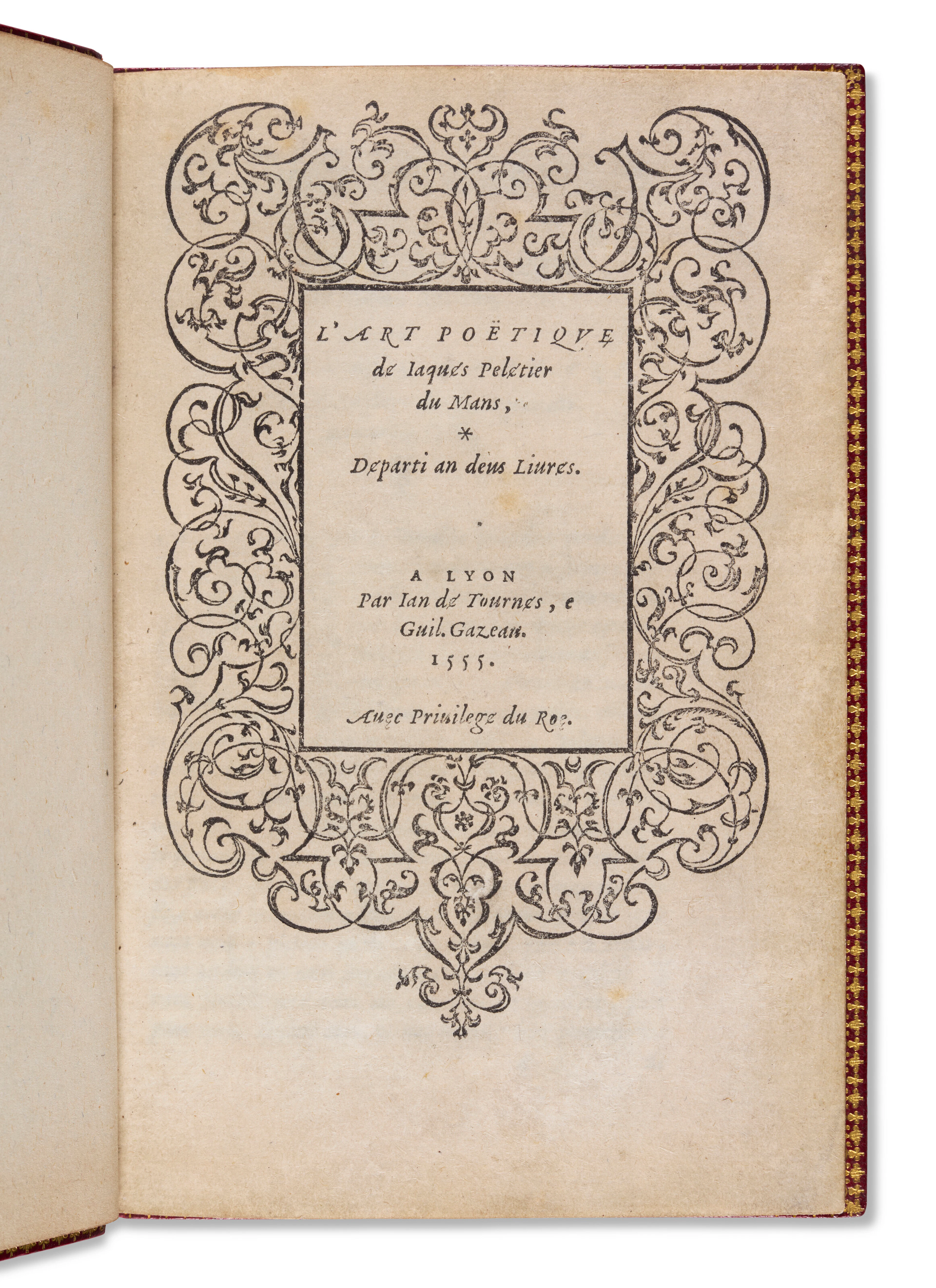 PELETIER DU MANS, Jacques (1517-1582)