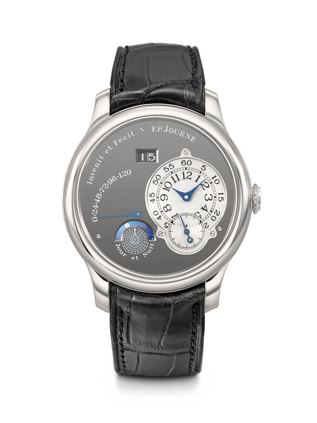 F.p. Journe. An Important Platinum Limited Edition Automatic Wristwatch