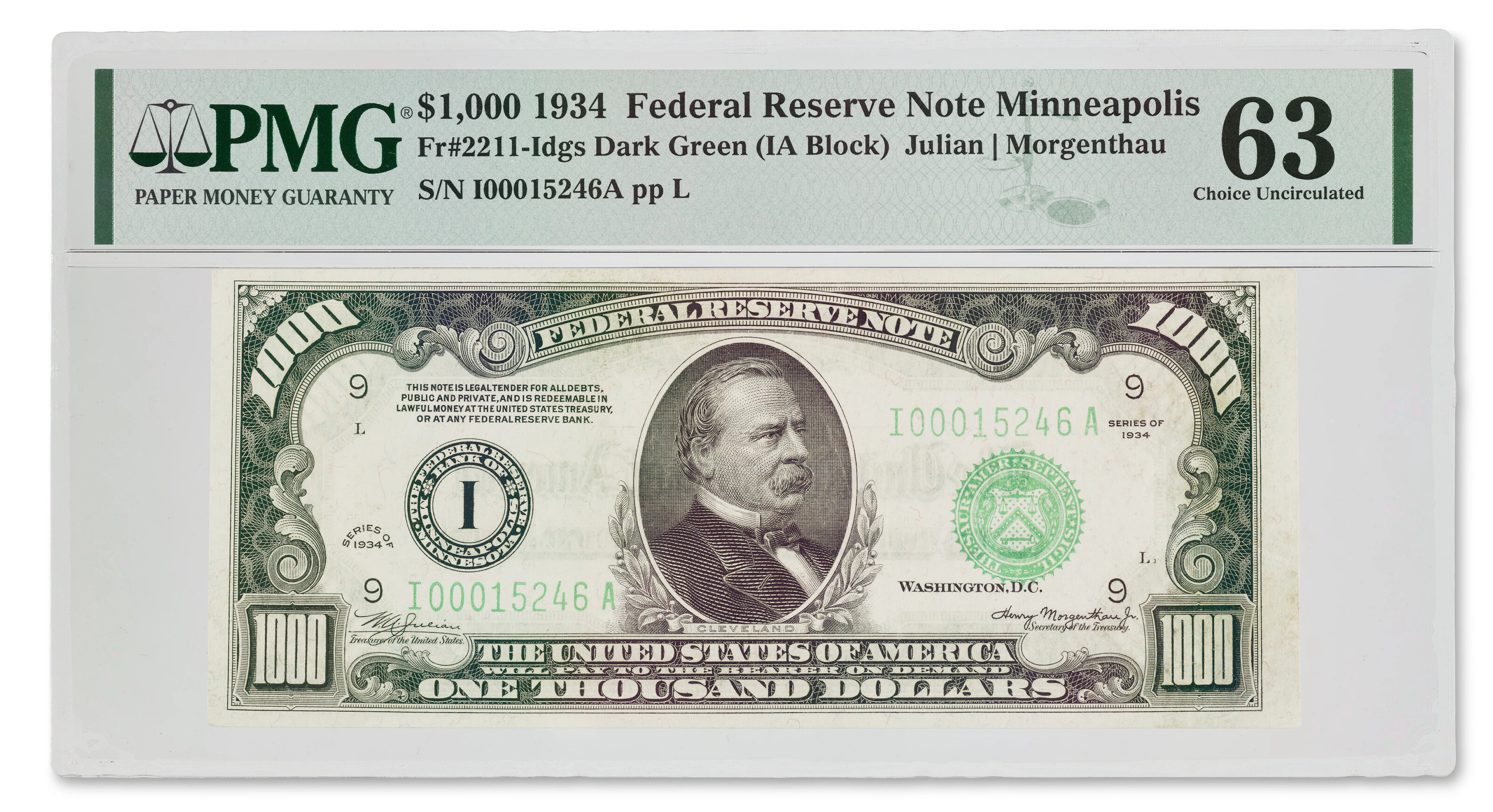 $1,000 Federal Reserve Note