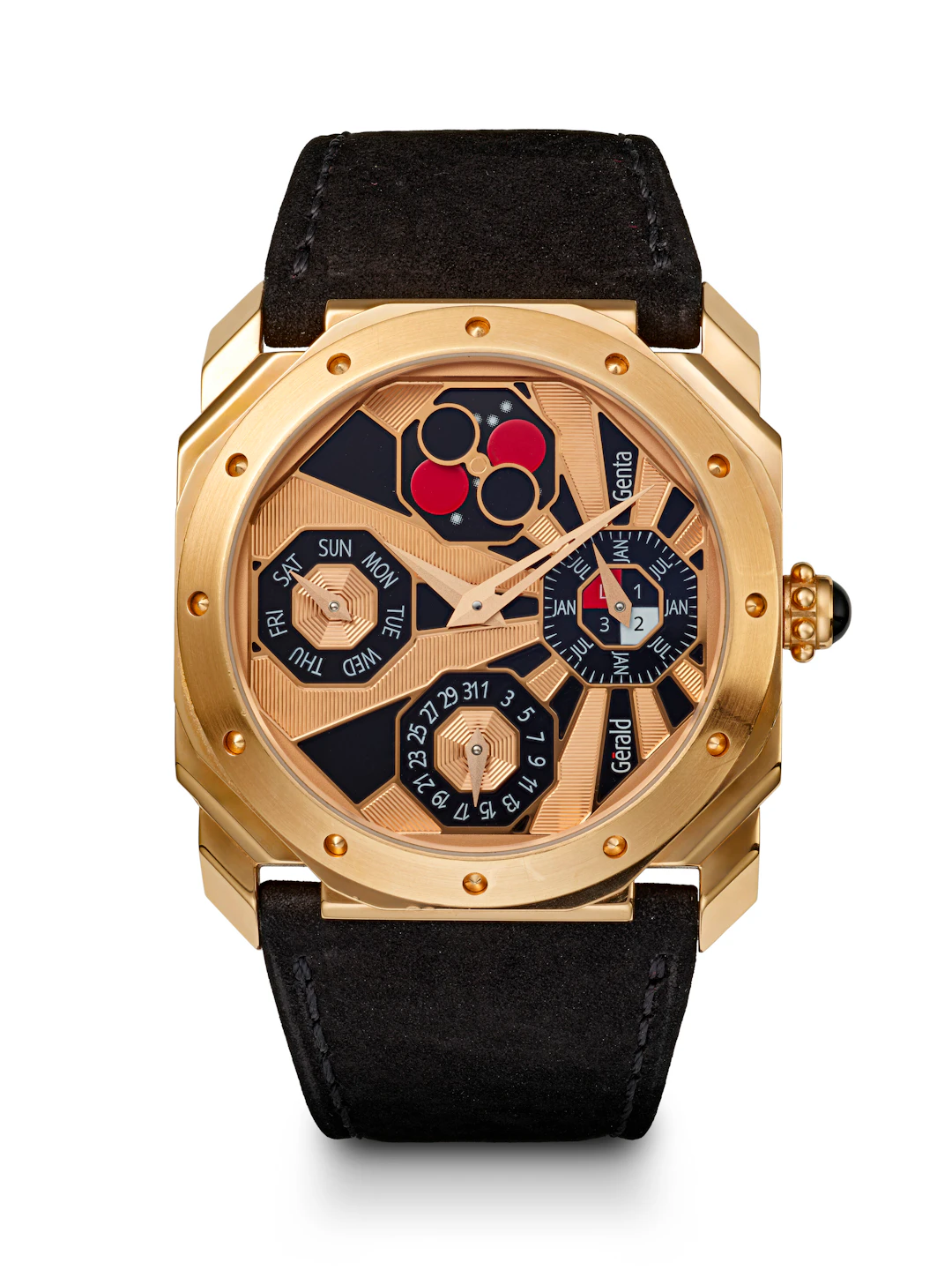Gérald Genta, Pink Gold 'Octo Perpetual Calendar', Ref. Oqm.y.50