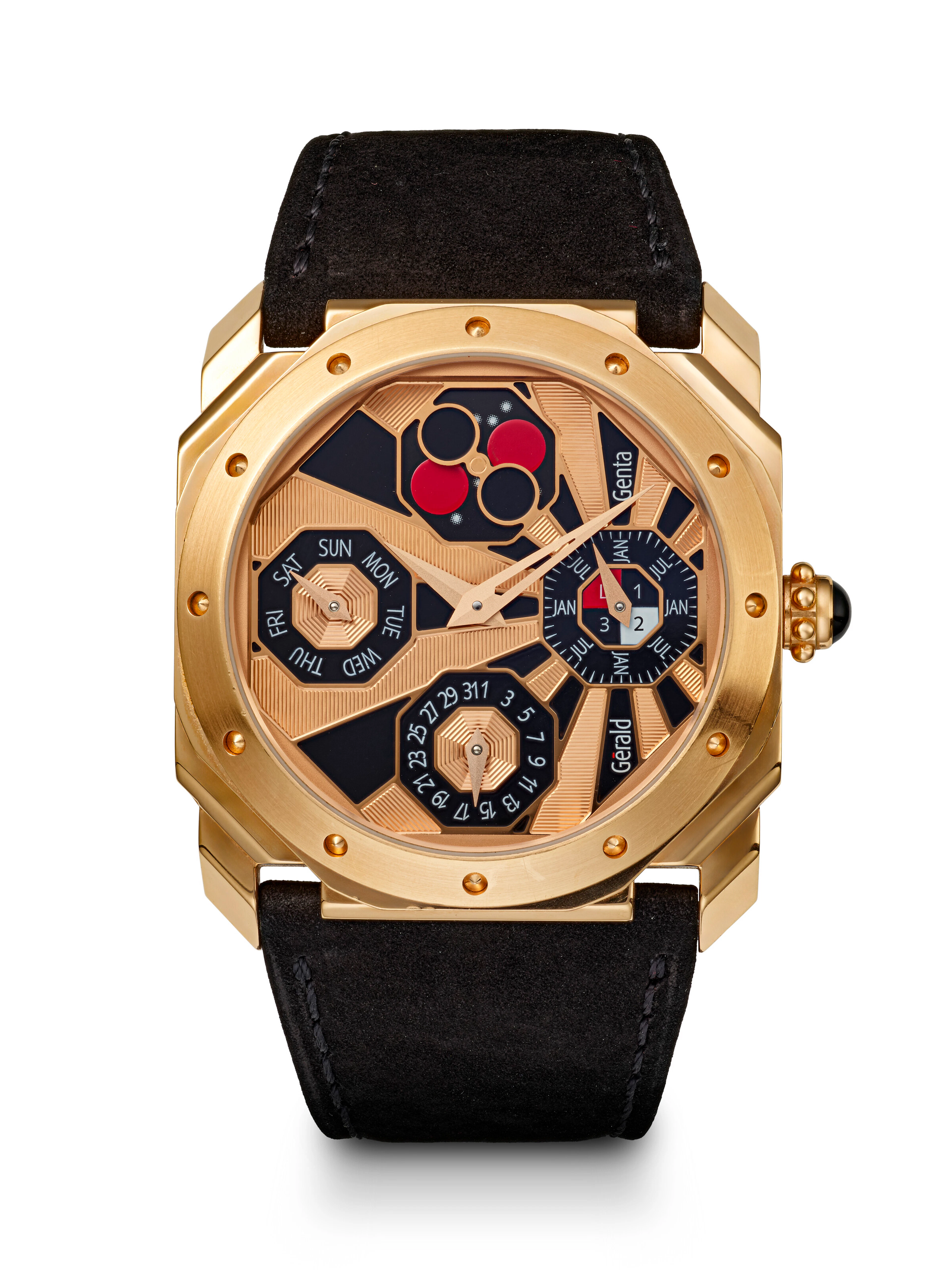 Gérald Genta, Pink Gold 'Octo Perpetual Calendar', Ref. Oqm.y.50