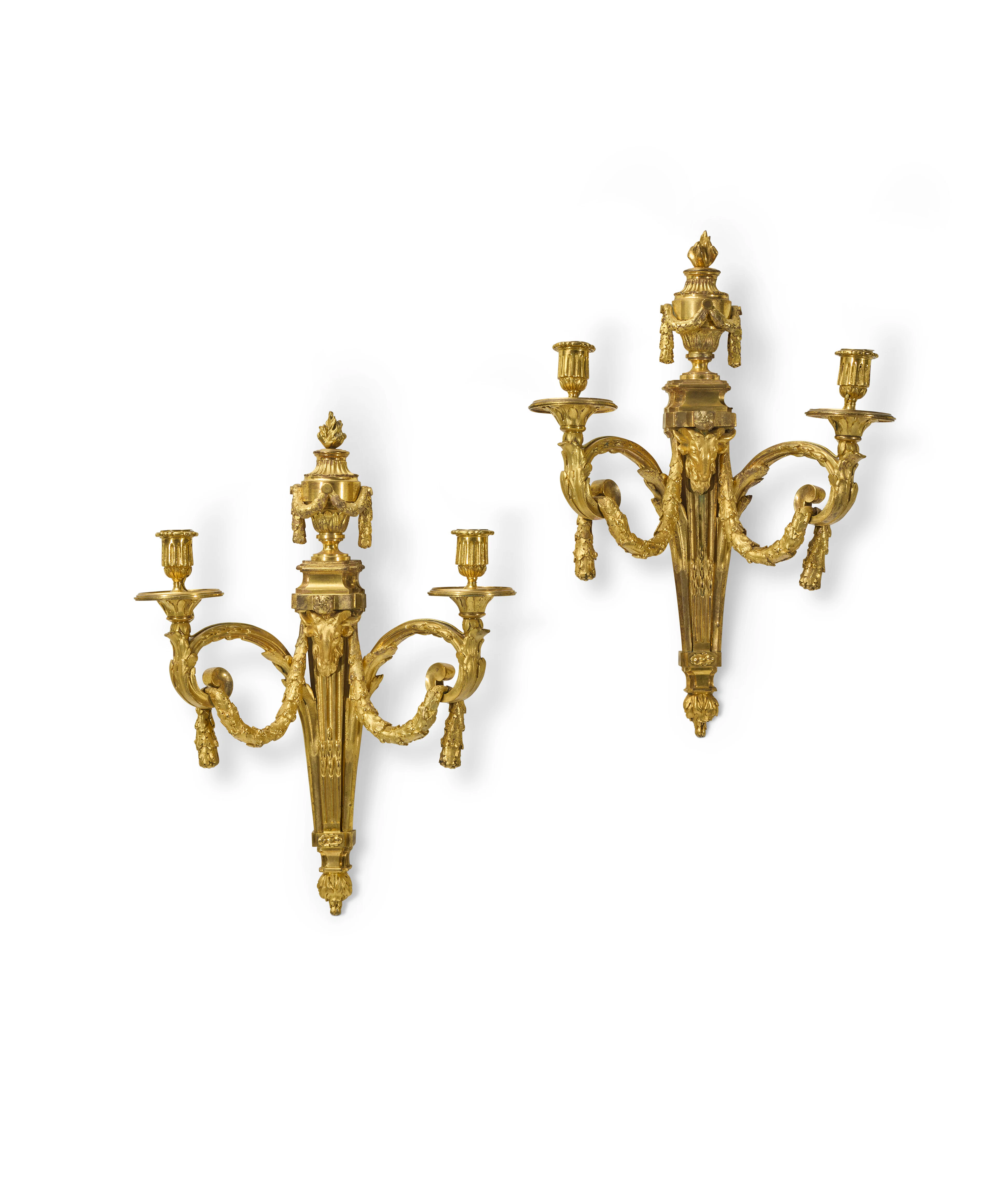 Paire D’appliques D’époque Restauration