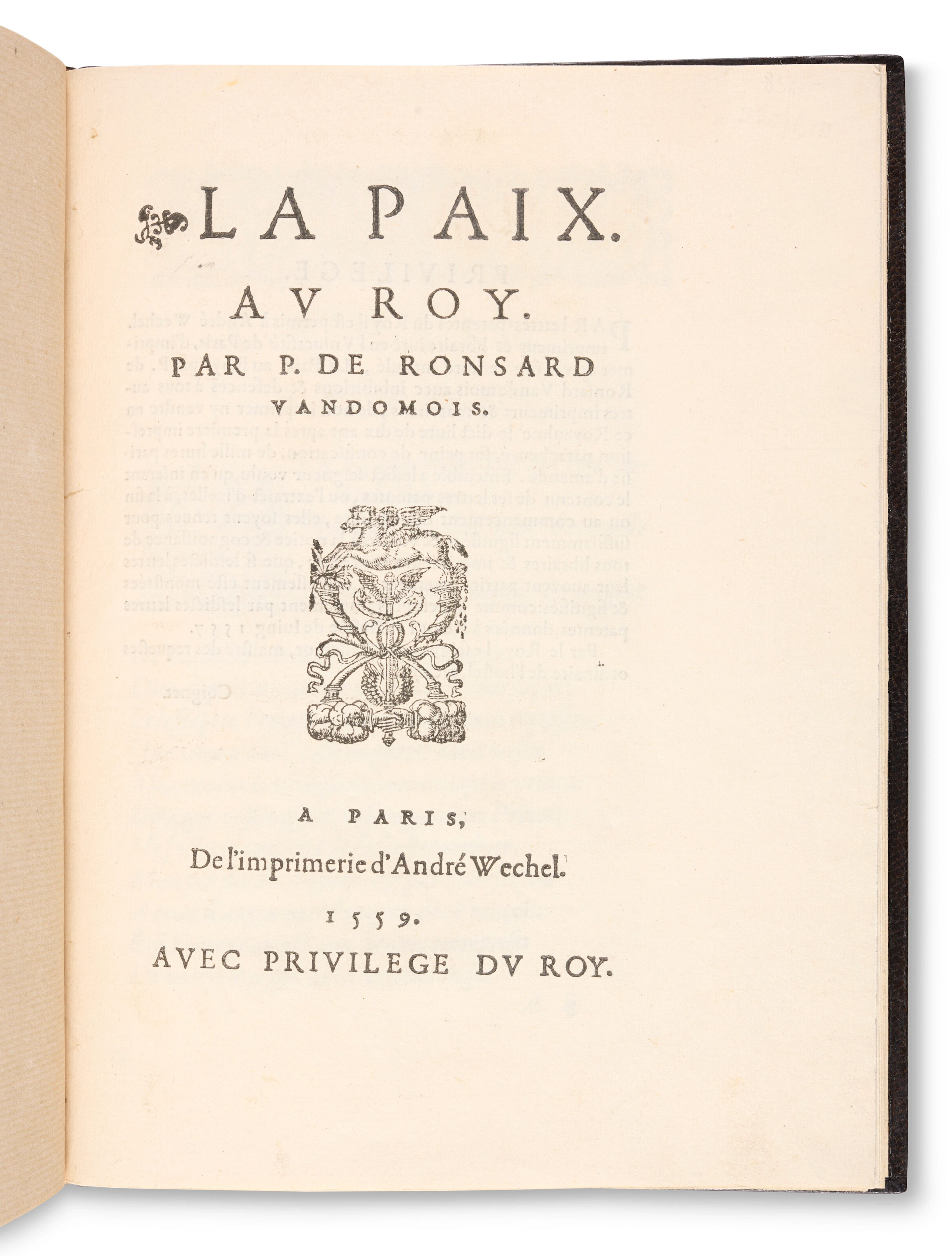 RONSARD, Pierre de (1524-1585)
