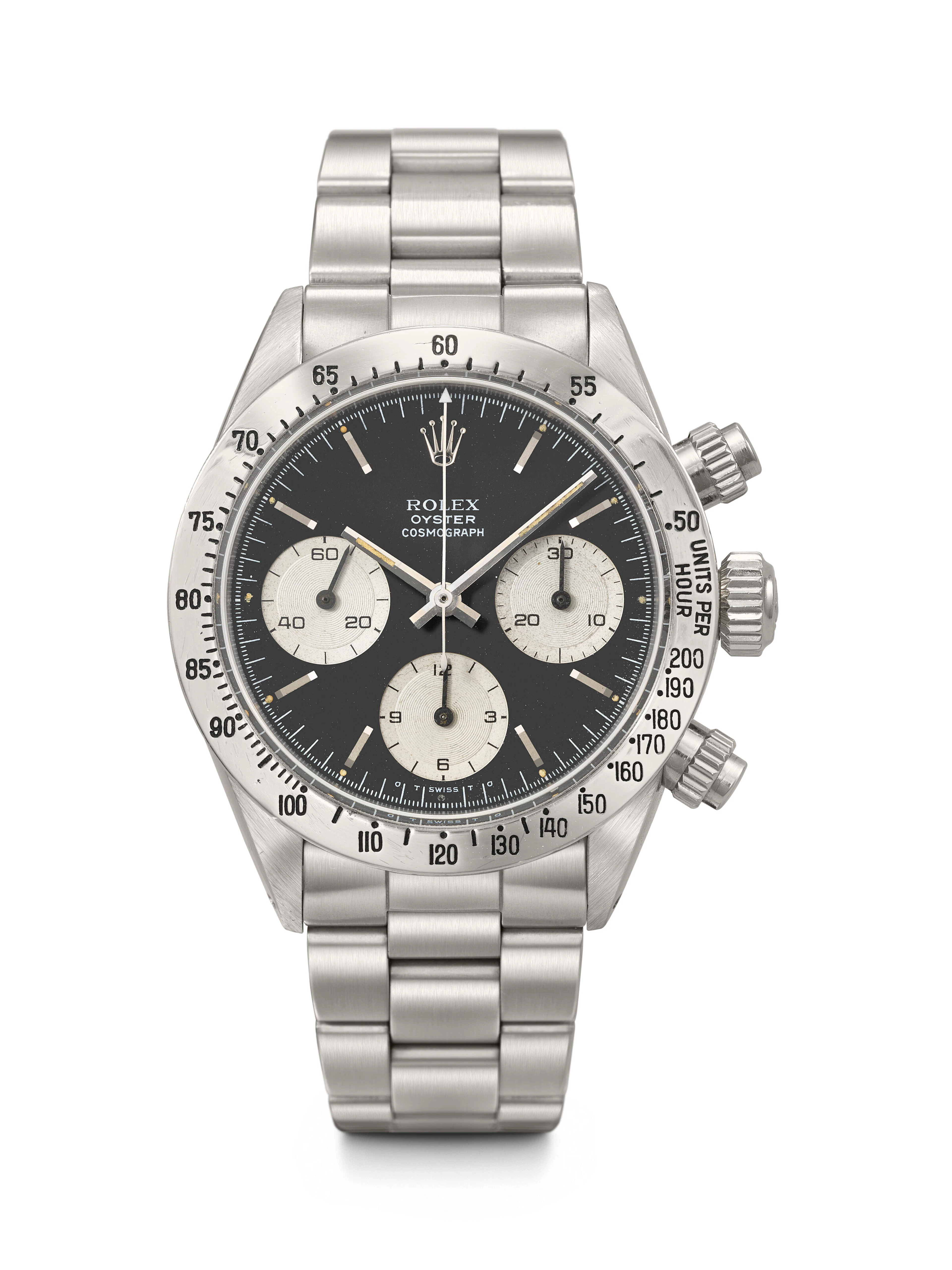 ROLEX. A COVETED STAINLESS STEEL CHRONOGRAPH WRISTWATCH WITH BRACELET