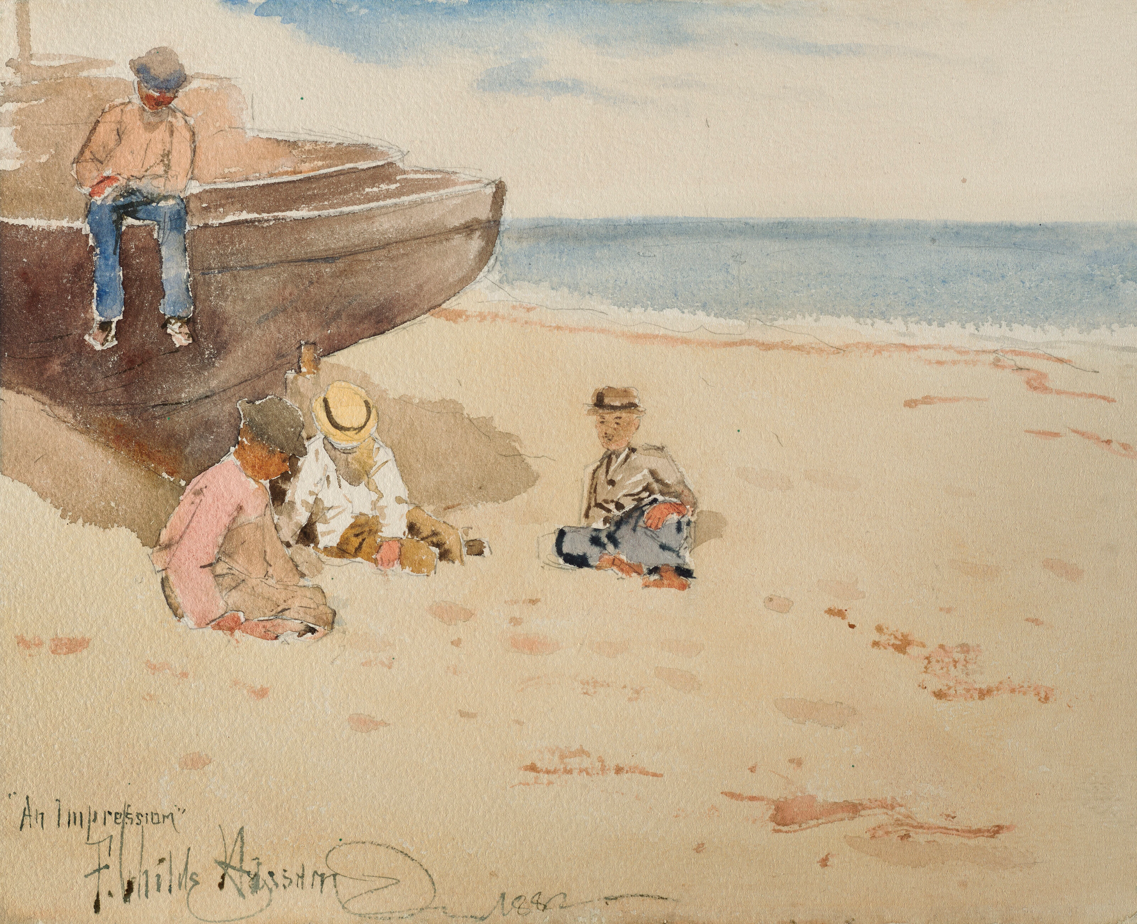 CHILDE HASSAM (1859-1935) An Impression