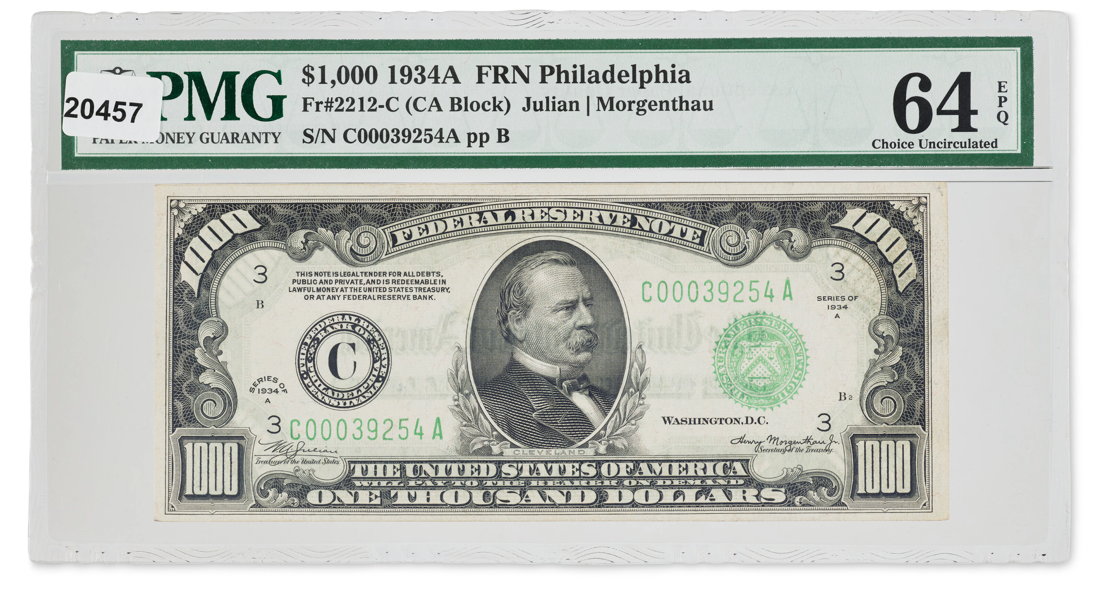 $1,000 Federal Reserve Note