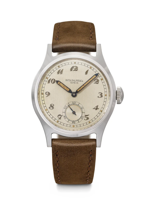 Patek Philippe. An Exceedingly Rare and Highly Attractive Stainless