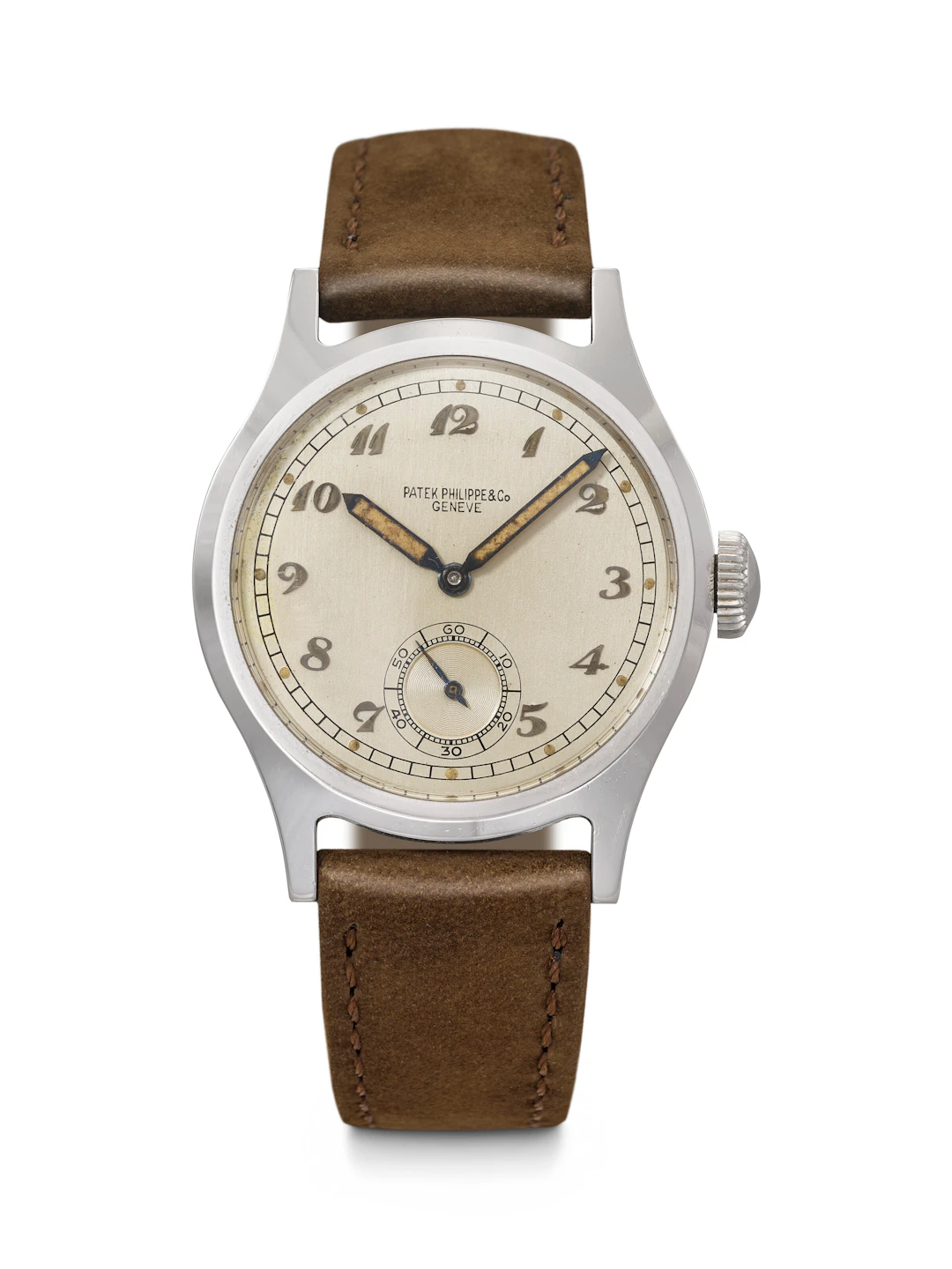 Patek Philippe. An Exceedingly Rare and Highly Attractive Stainless