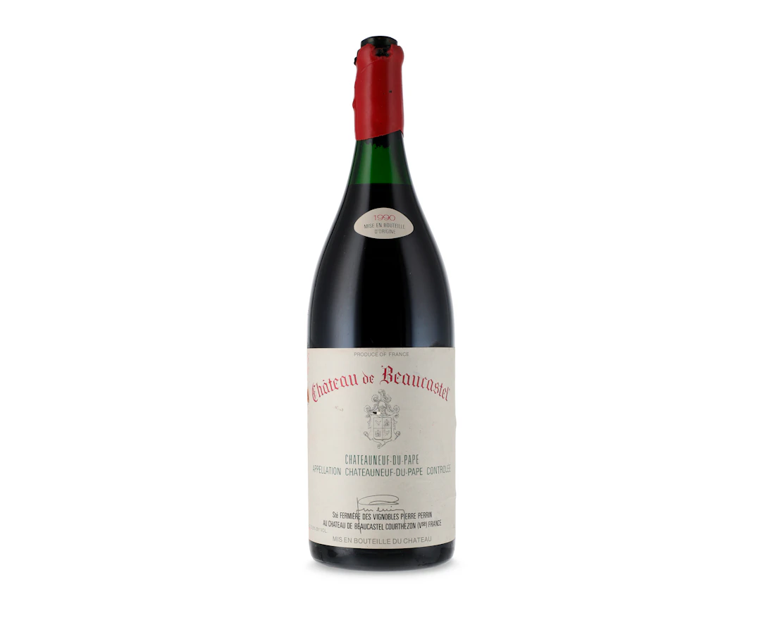 Mixed 1990 Château De Beaucastel Rouge, Châteauneuf-Du-Pape