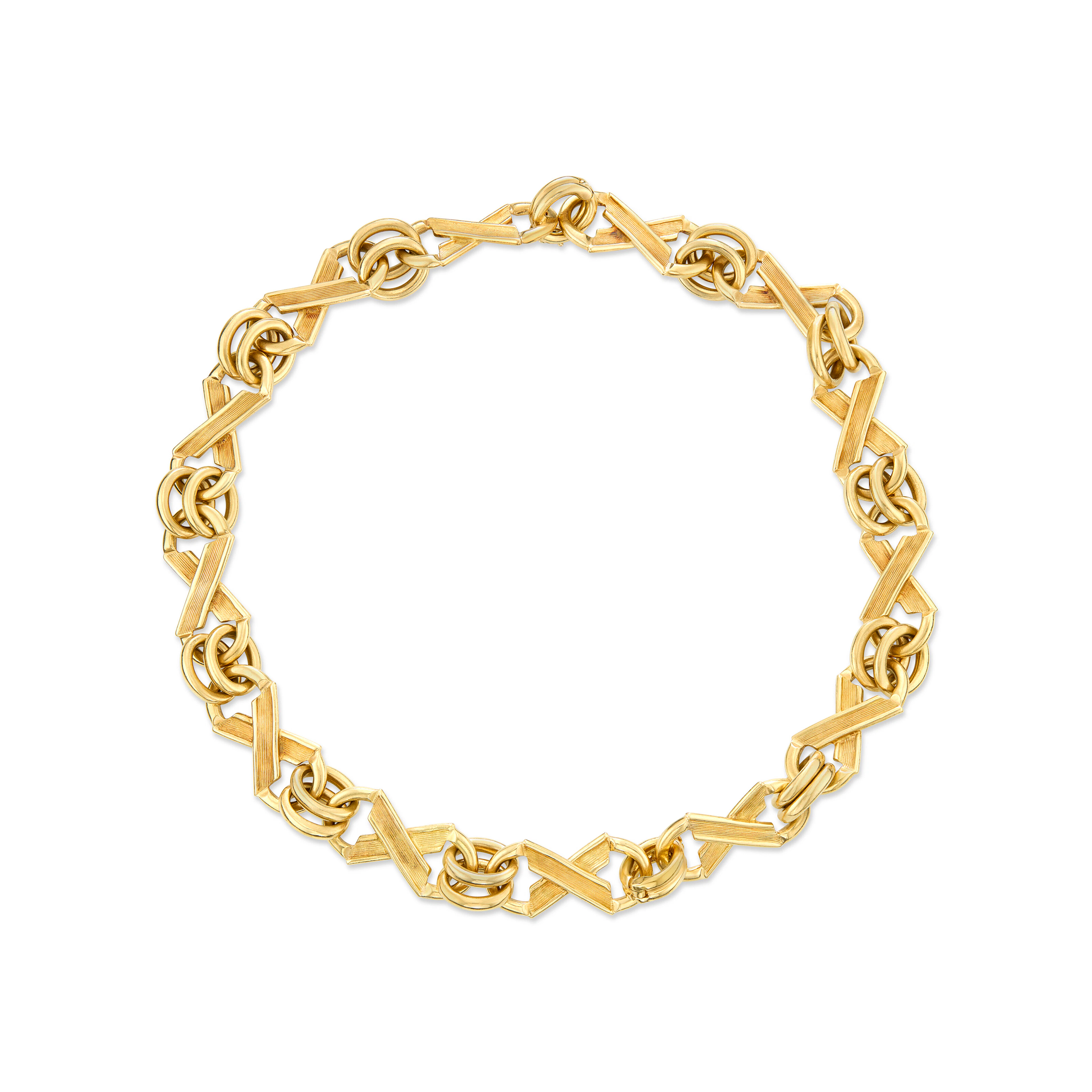 Tiffany & Co., Jean Schlumberger Gold 'Xo' Link Necklace