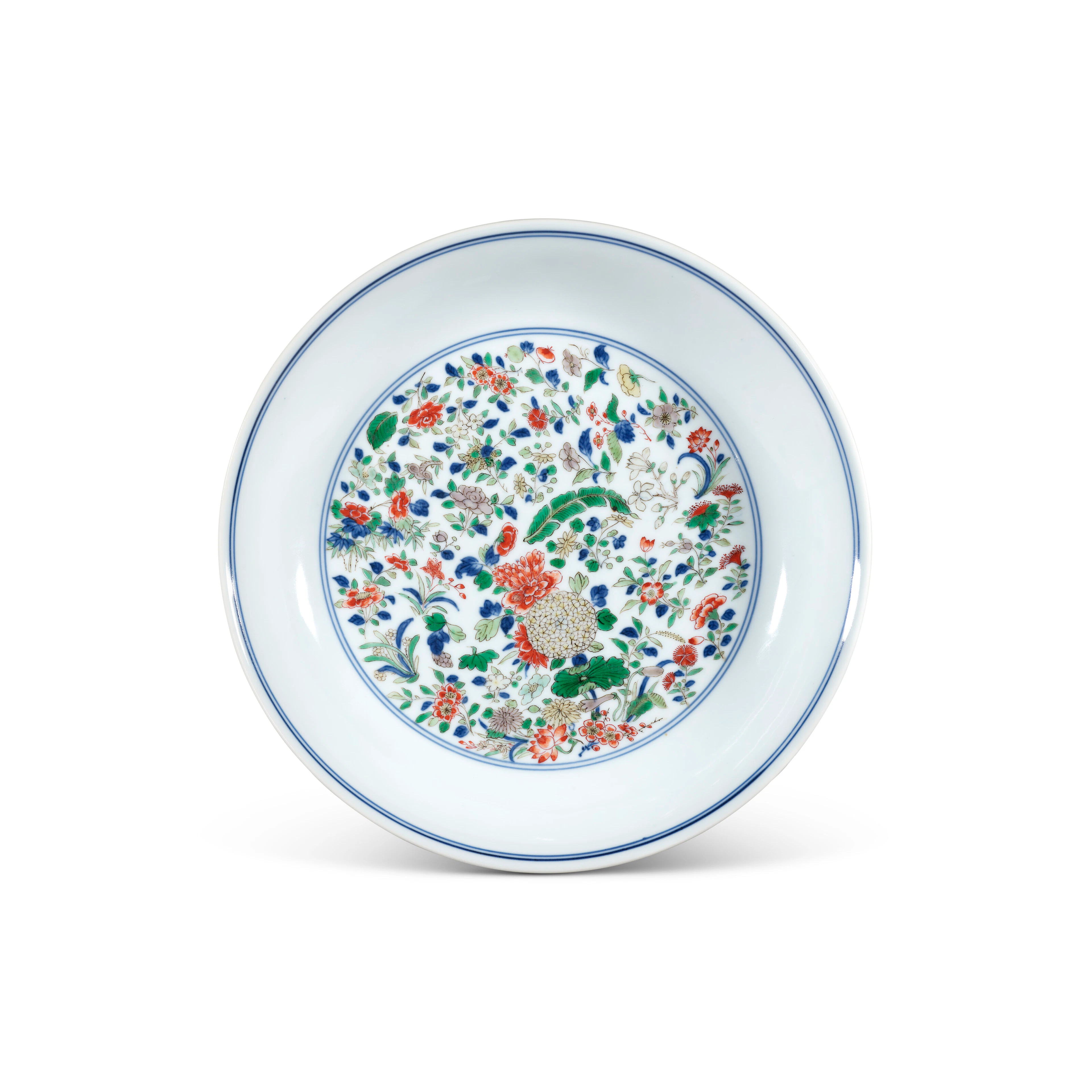 A Famille Verte ‘Floral’ Dish