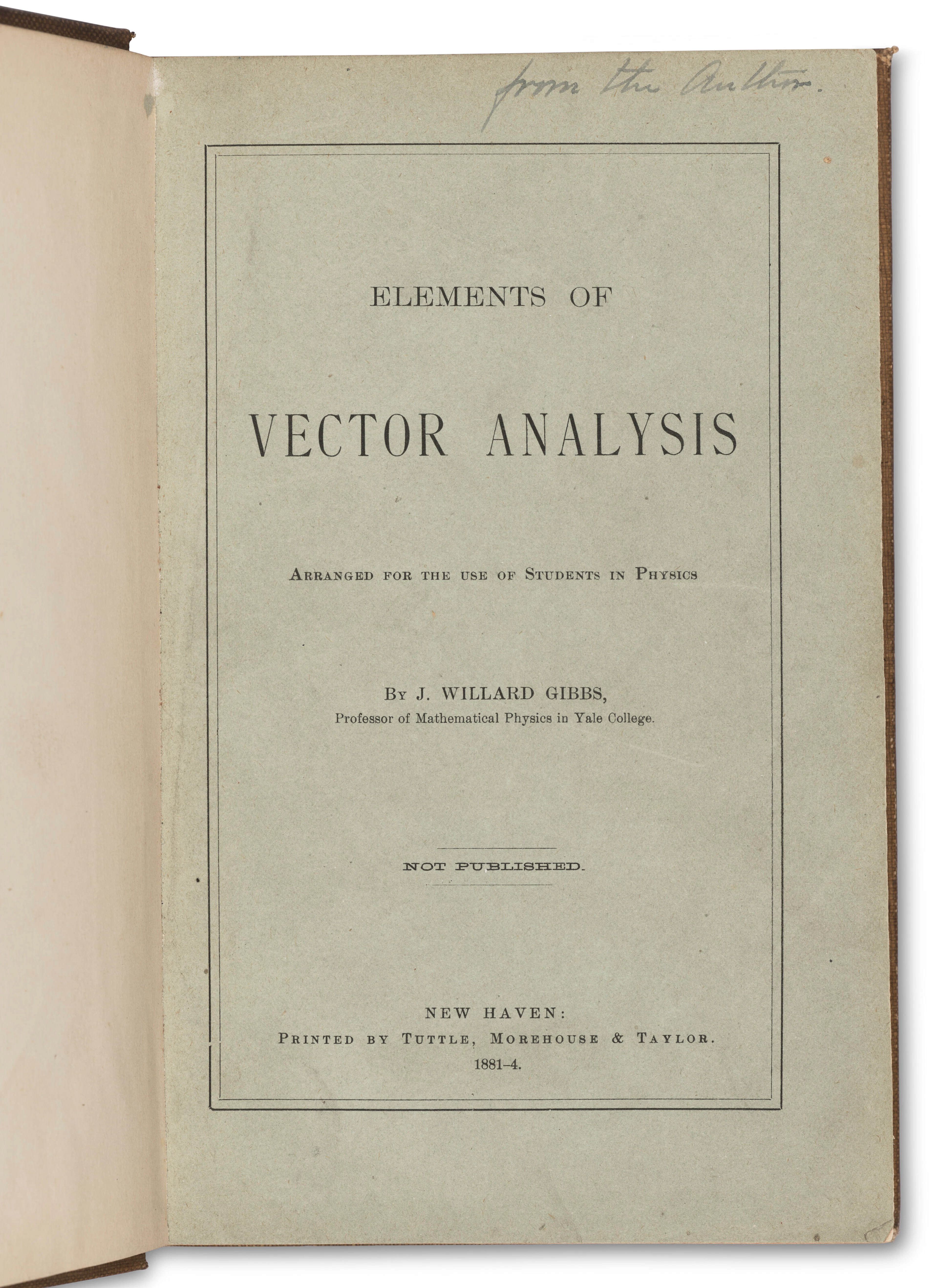 Rare Papers on Vector Analysis and Thermodyamics