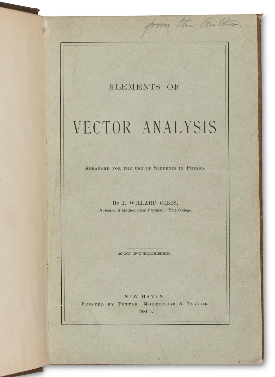 Rare Papers on Vector Analysis and Thermodyamics