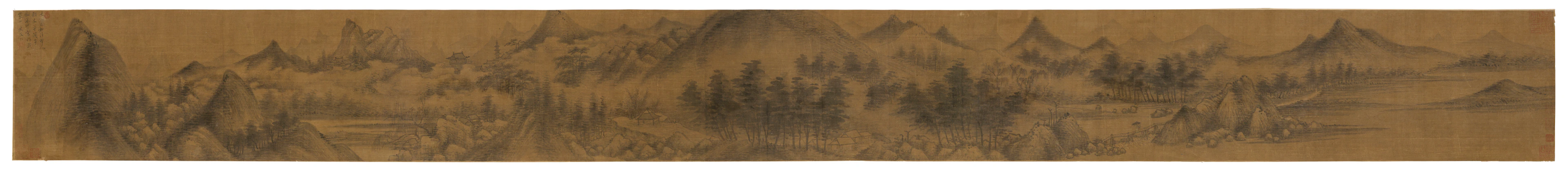 Avec Signature De Mi Youren (Chine, Dynastie Ming (1368-1644)
