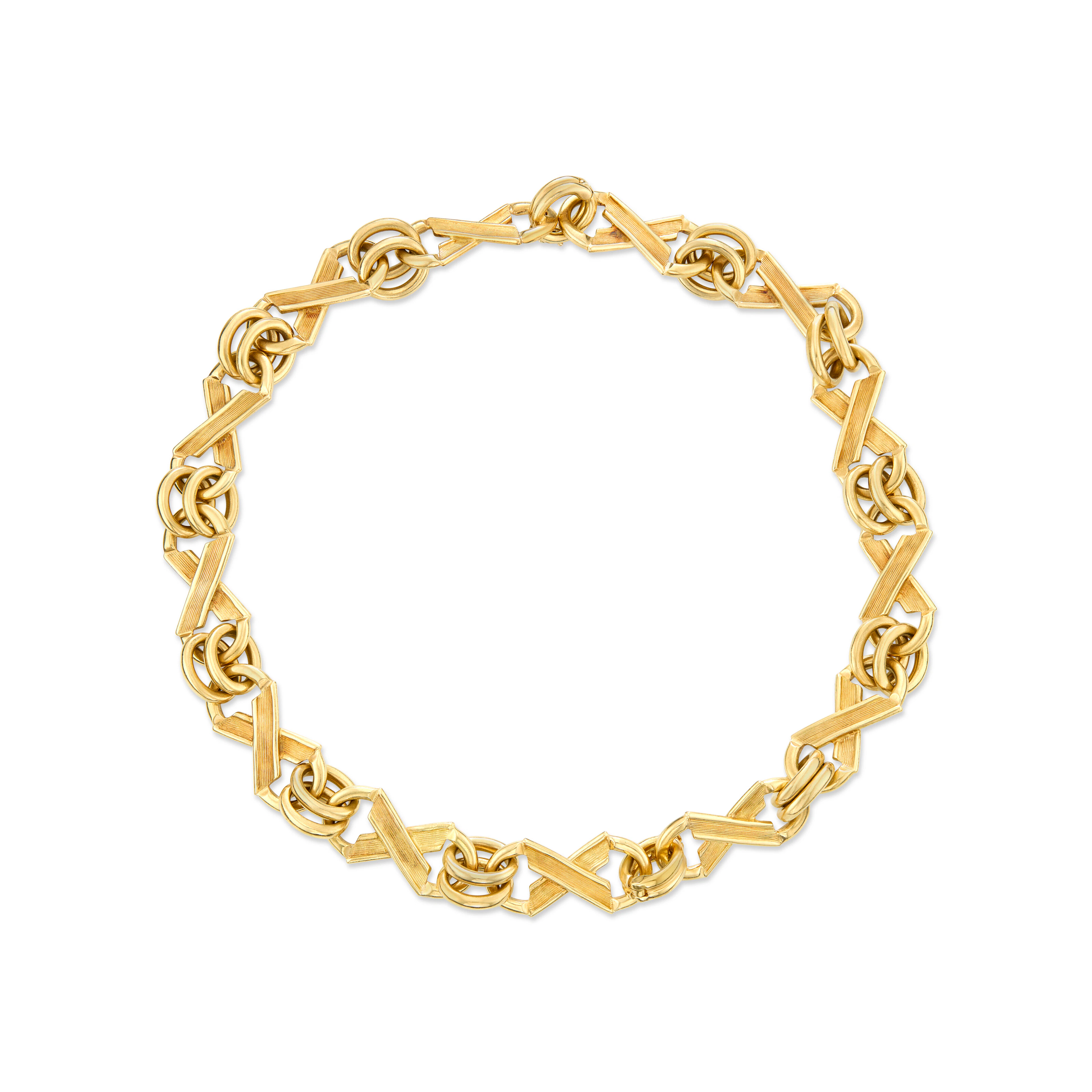 Tiffany & Co., Jean Schlumberger Gold 'Xo' Link Necklace