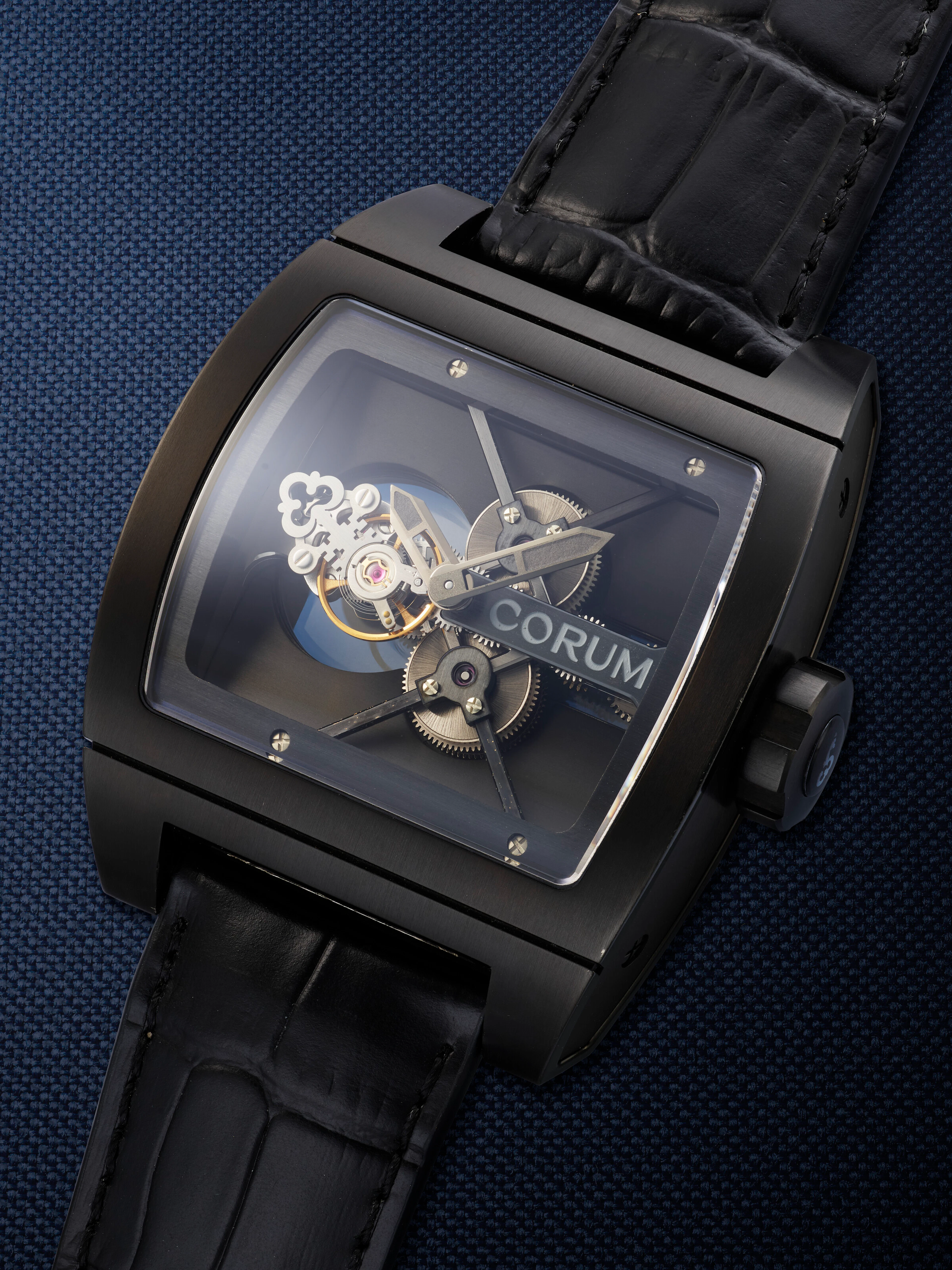 Corum, Limited Edition Pvd-Coated Titanium 'Ti-Bridge', Ref. 05.0050
