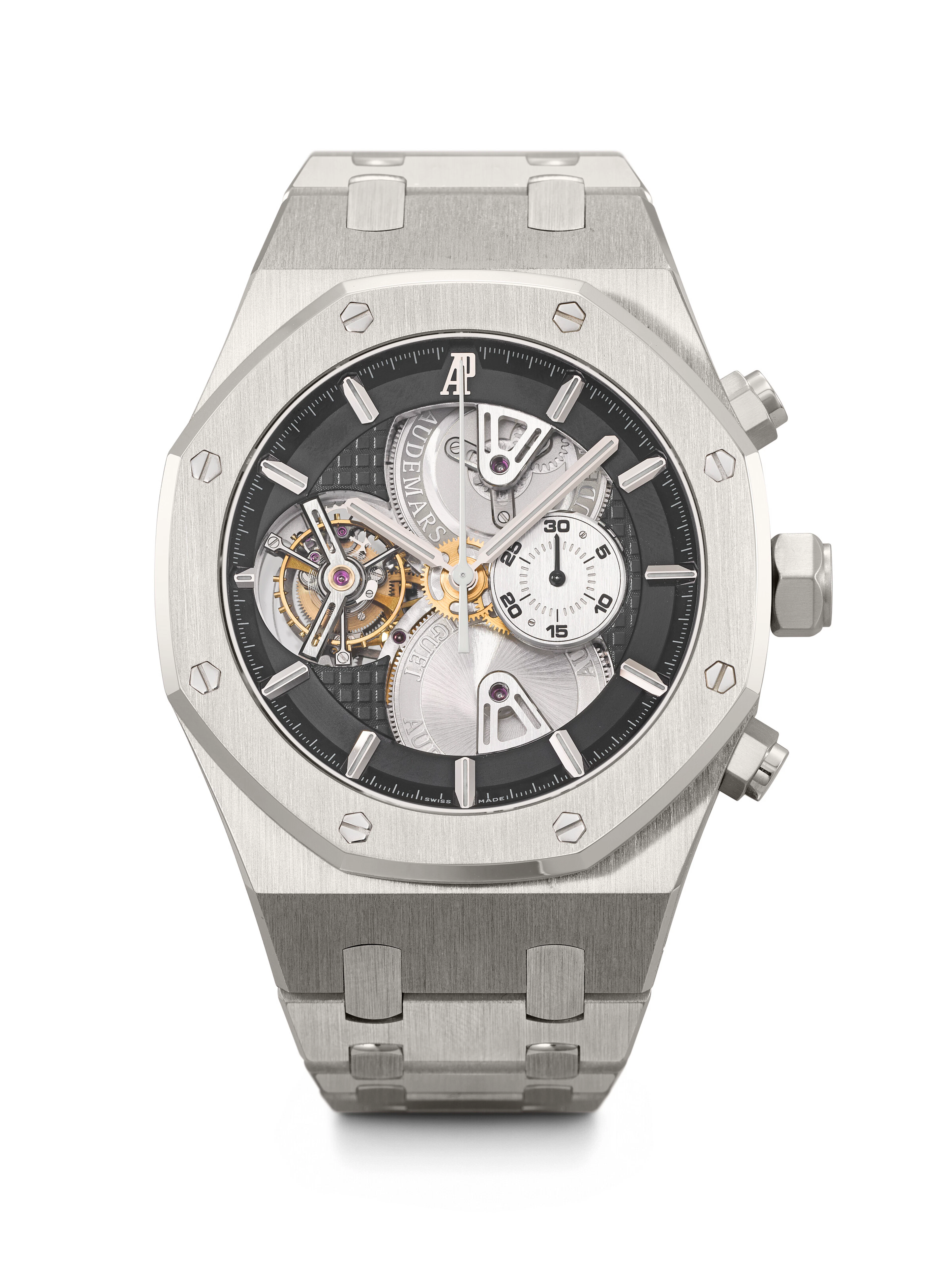 Audemars Piguet. An Impressive and Heavy 18K White Gold Limited Edition
