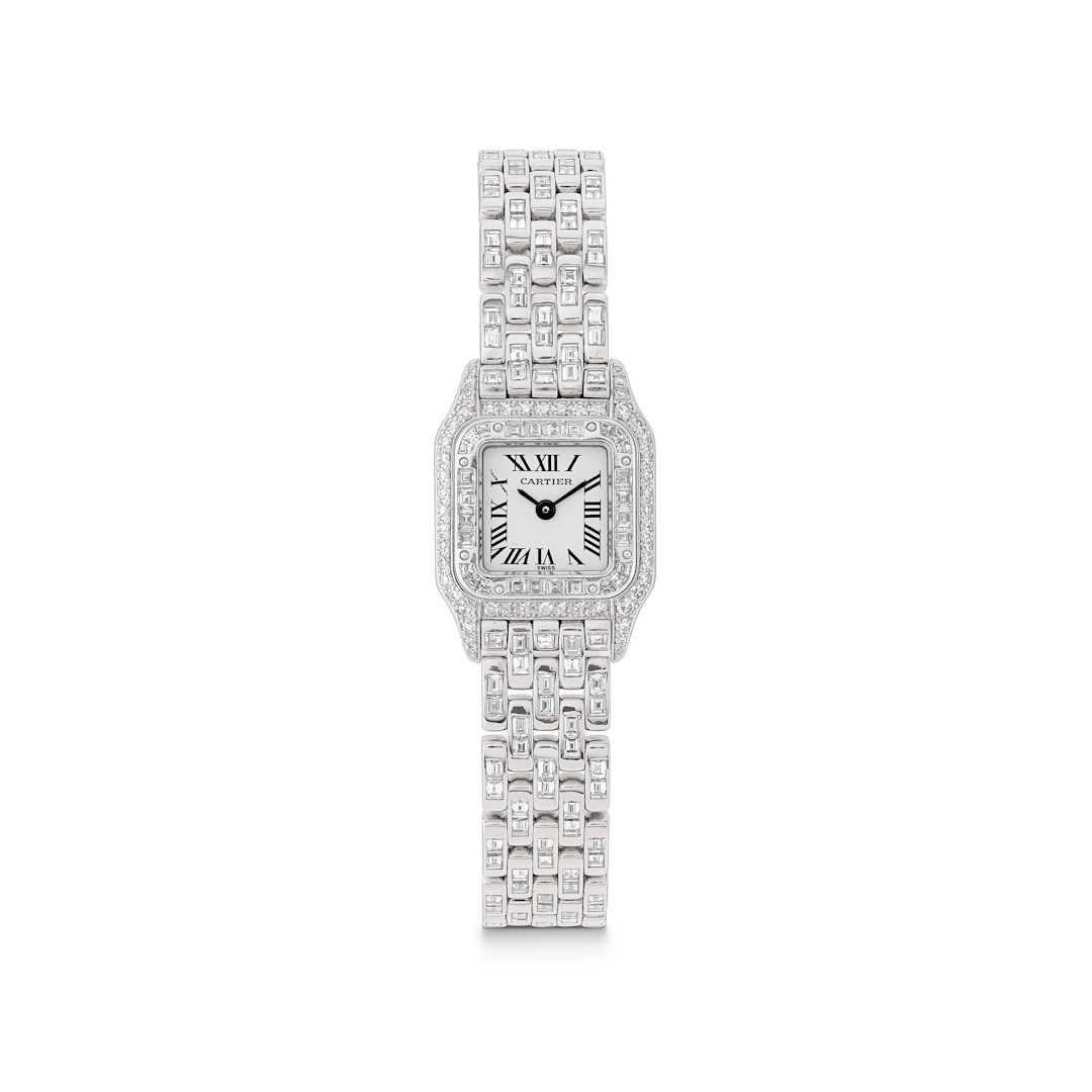 Cartier Diamond 'Mini Panthère De Cartier' Lady's Wristwatch