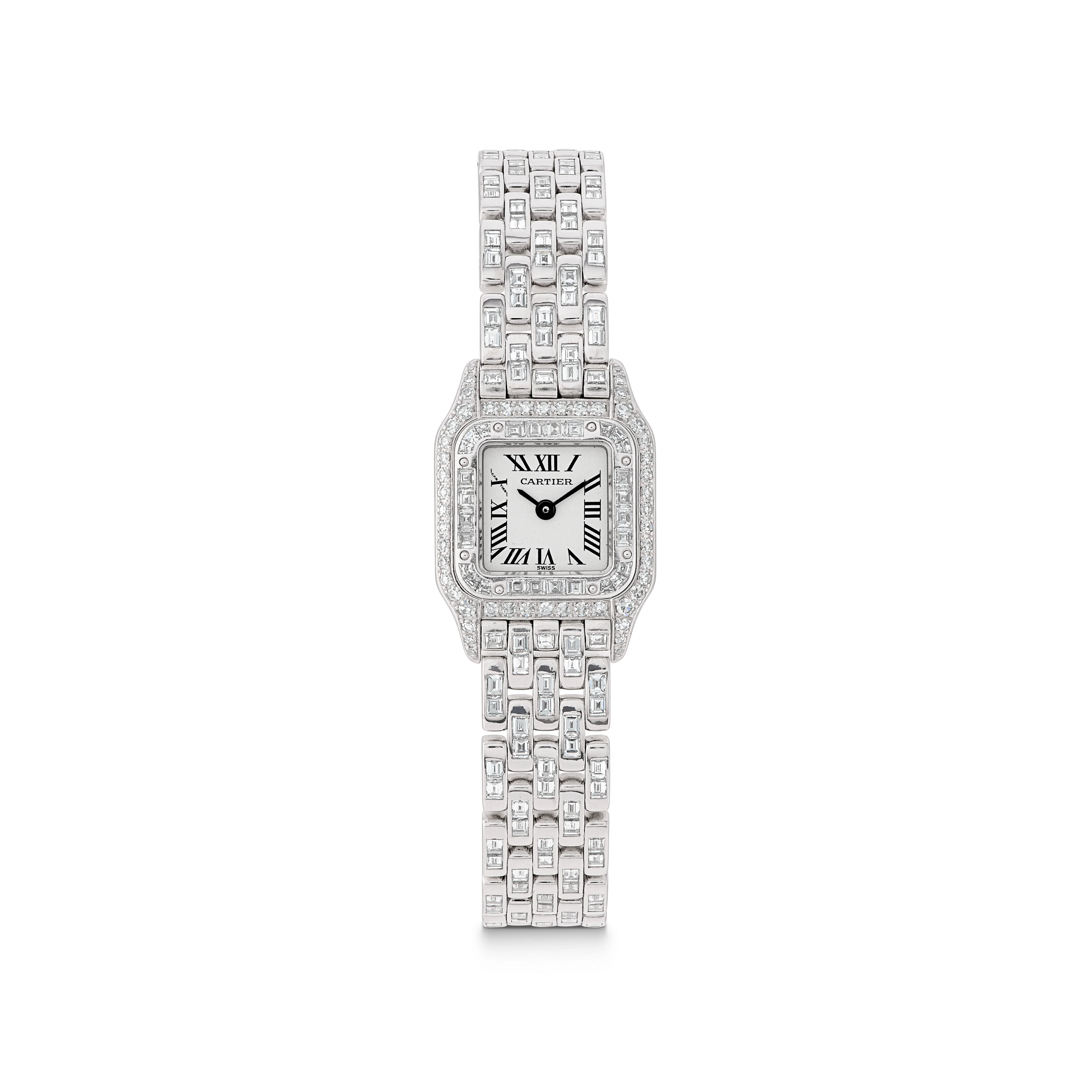 Cartier Diamond 'Mini Panthère De Cartier' Lady's Wristwatch
