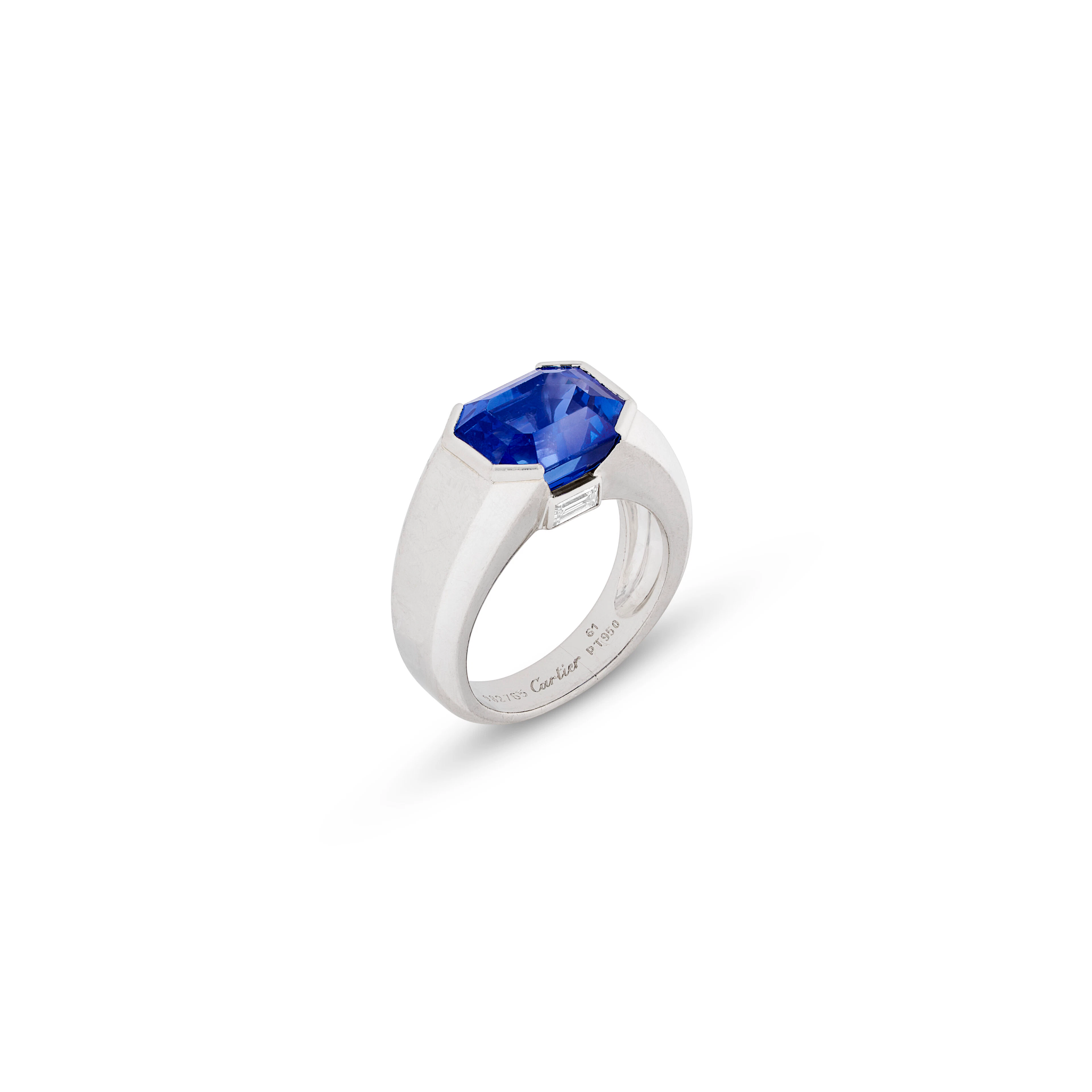 Cartier Sapphire and Diamond Ring