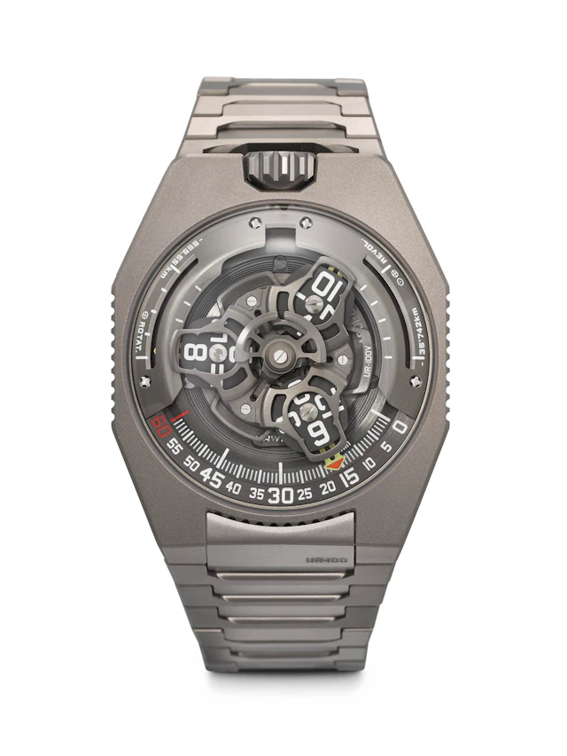Urwerk. A Highly Unusual and Innovative Titanium Limited Edition Wristwatch