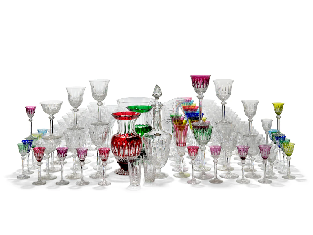 A St. Louis Cut-Glass 'Tommy' Pattern Part Table-Service