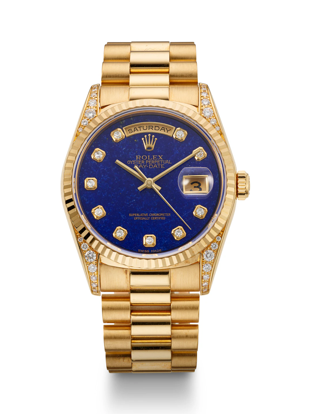 Rolex, Yellow Gold and Diamond-Set 'Day-Date', Ref. 18338