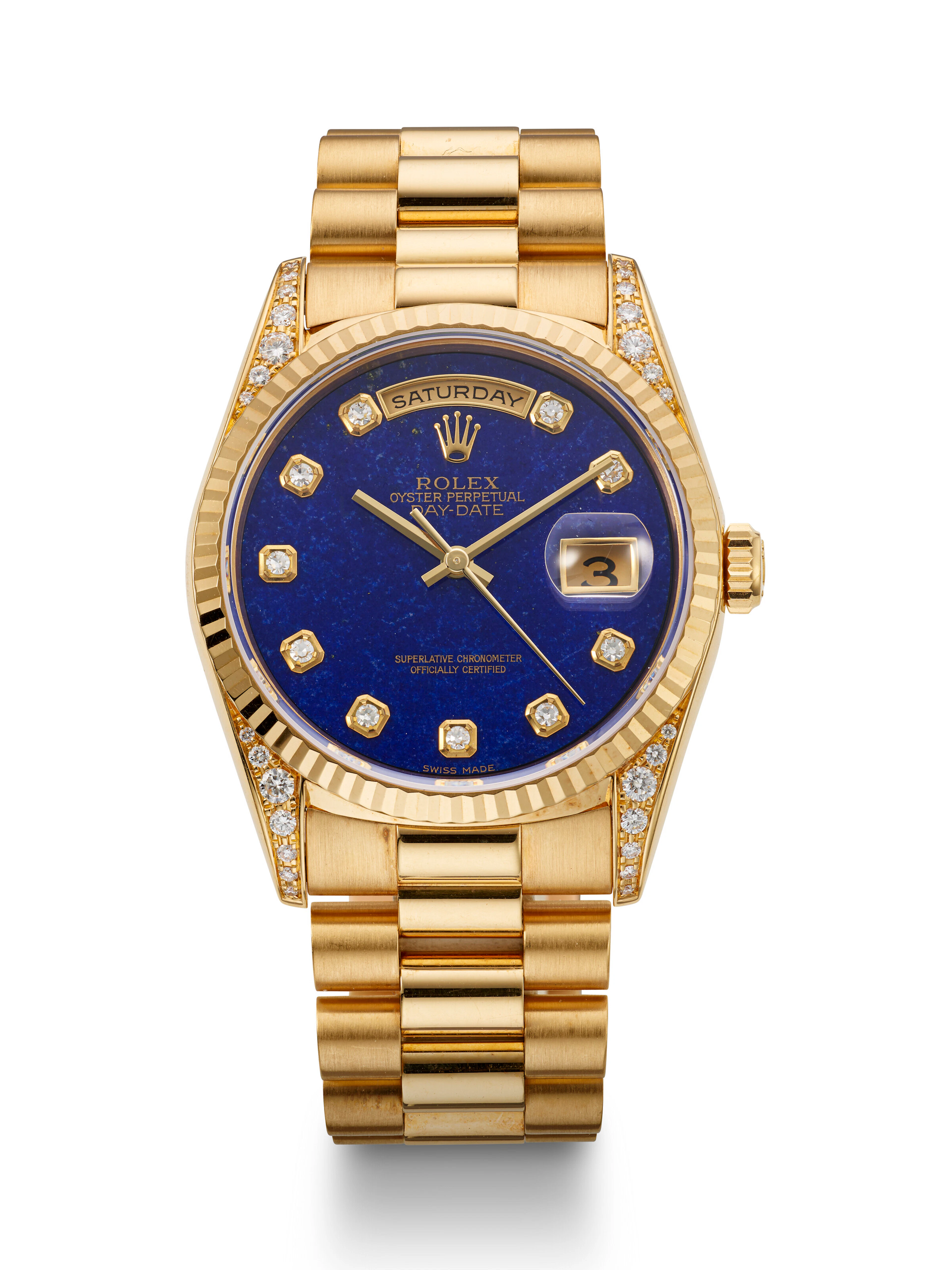 Rolex, Yellow Gold and Diamond-Set 'Day-Date', Ref. 18338