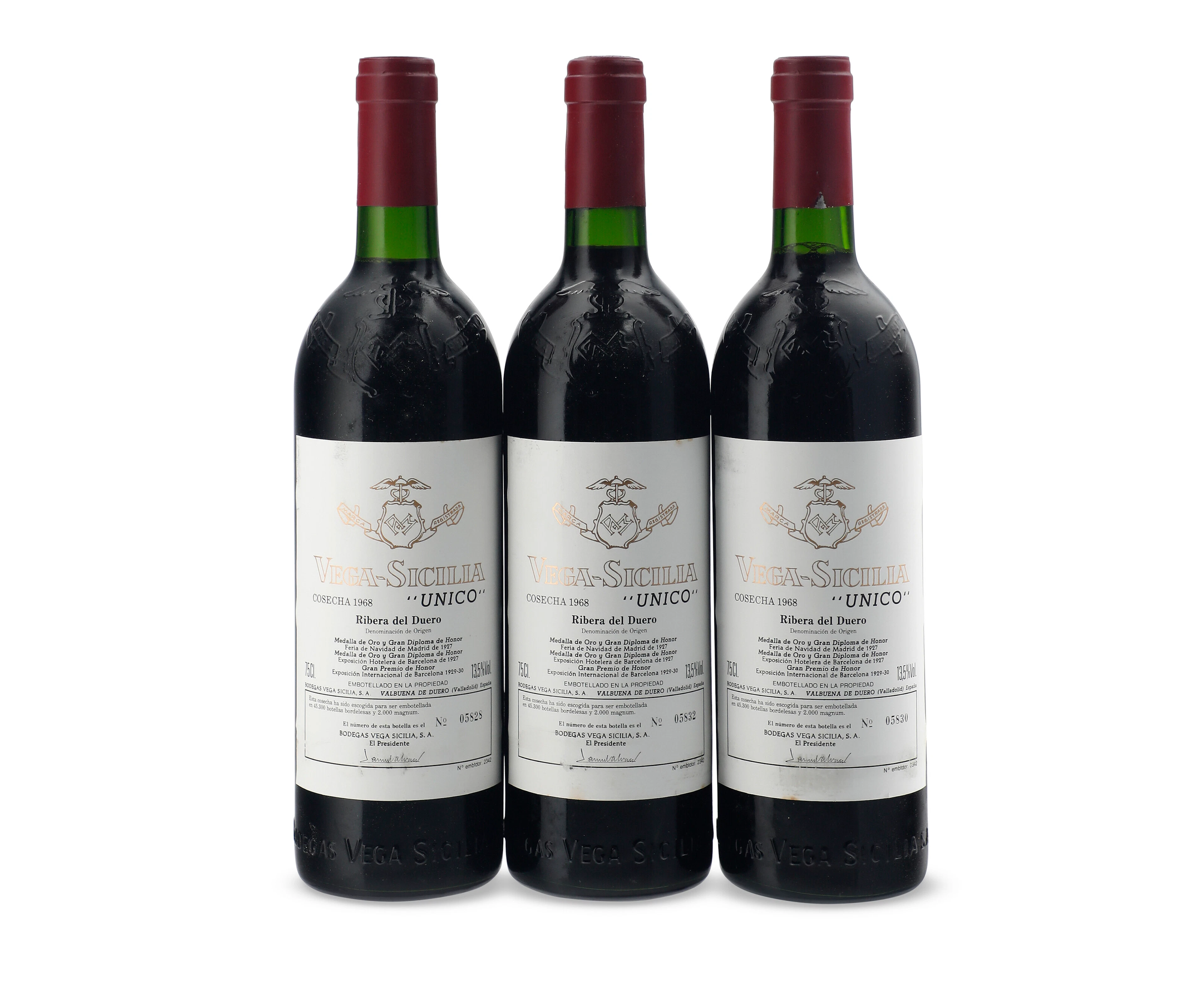 Vega Sicilia, Unico 1968