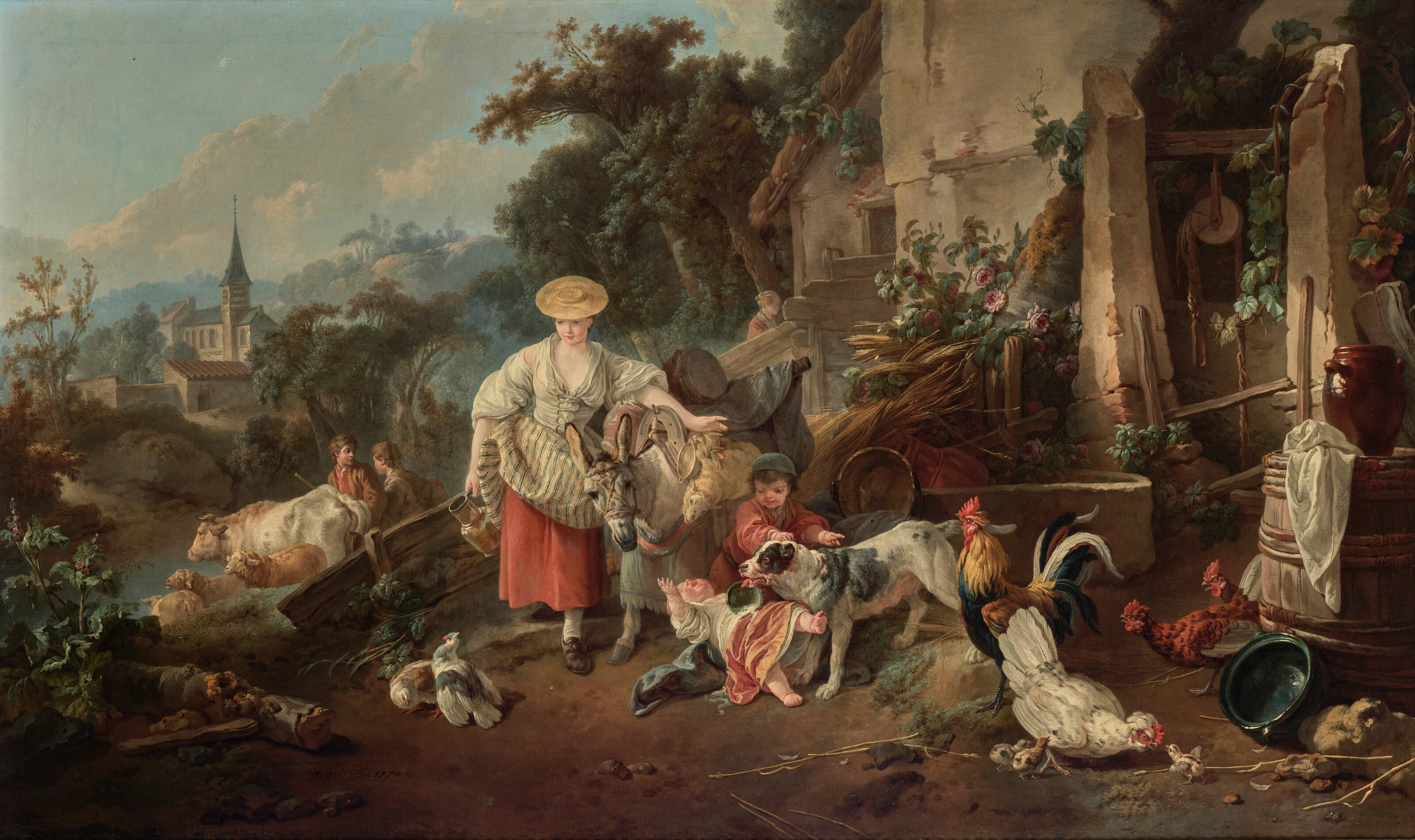 JEAN-BAPTISTE HUET (PARIS 1754-1811)