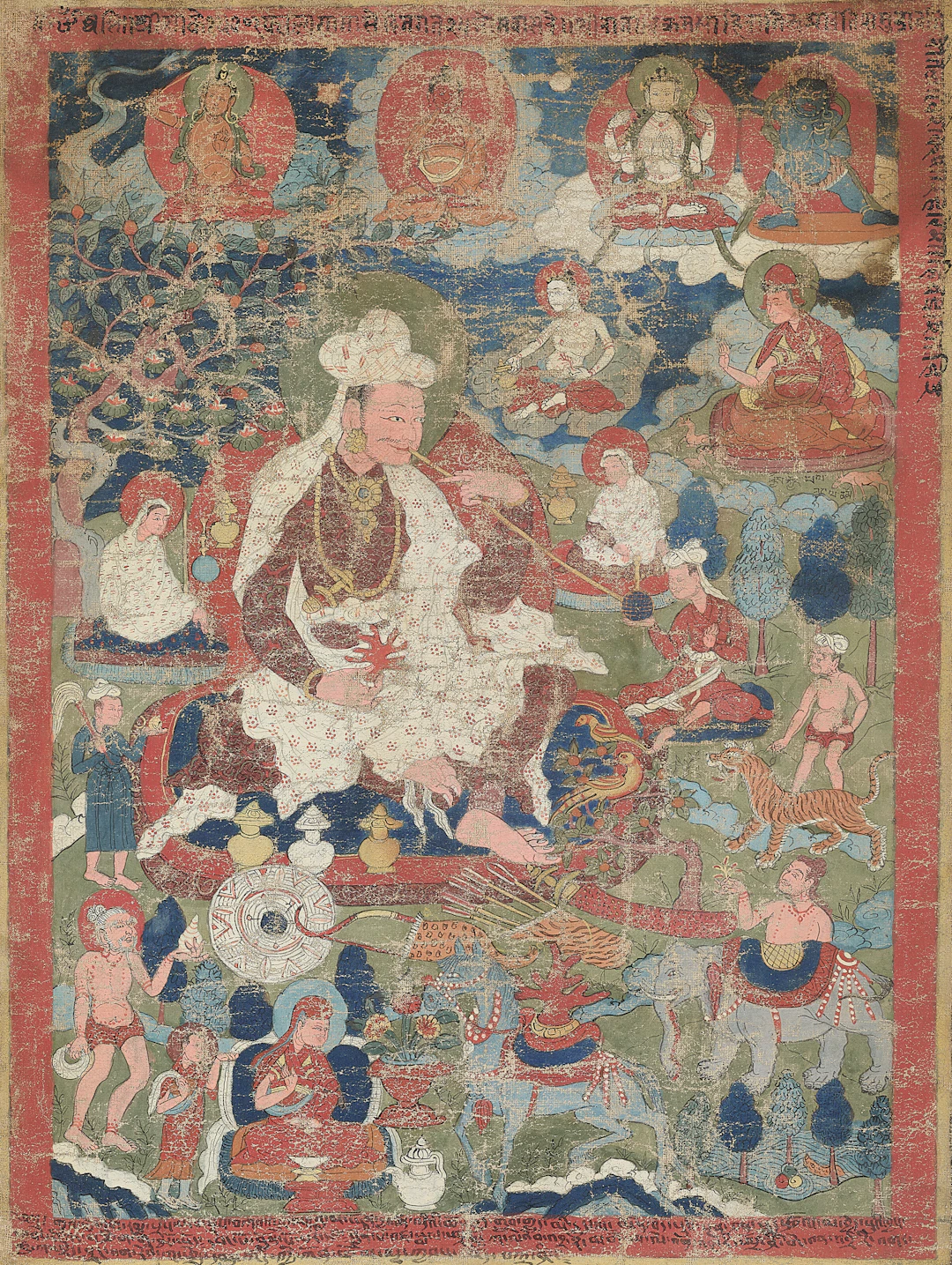 A Paubha of Vikram Shahi (R. 1602-1631), King of Jumla