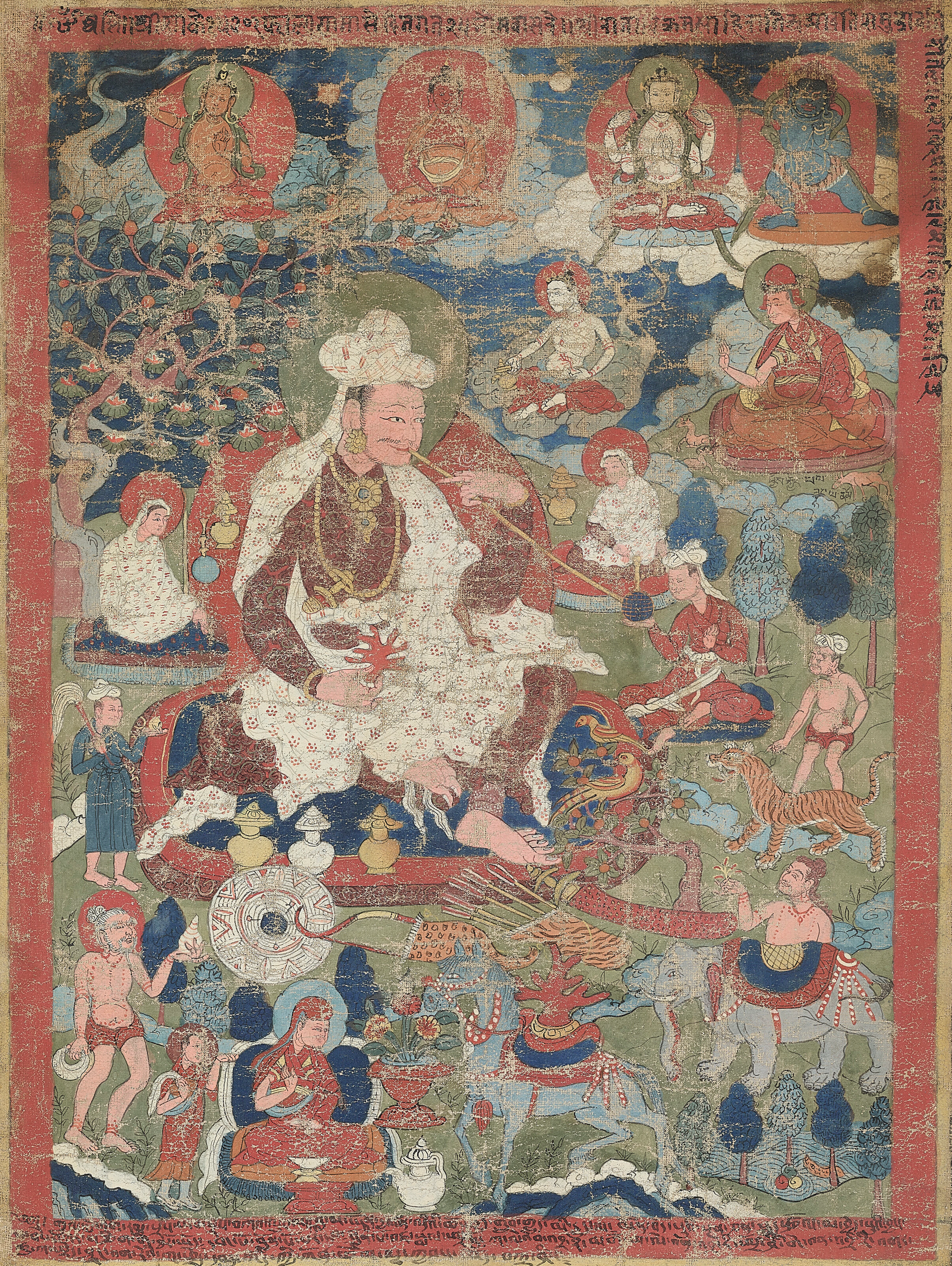 A Paubha of Vikram Shahi (R. 1602-1631), King of Jumla