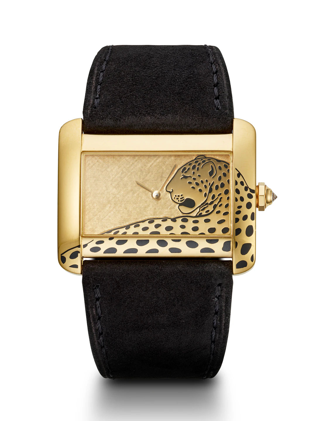 Cartier, Limited Edition Yellow Gold 'Tank Divan Panthère', Ref. 2602