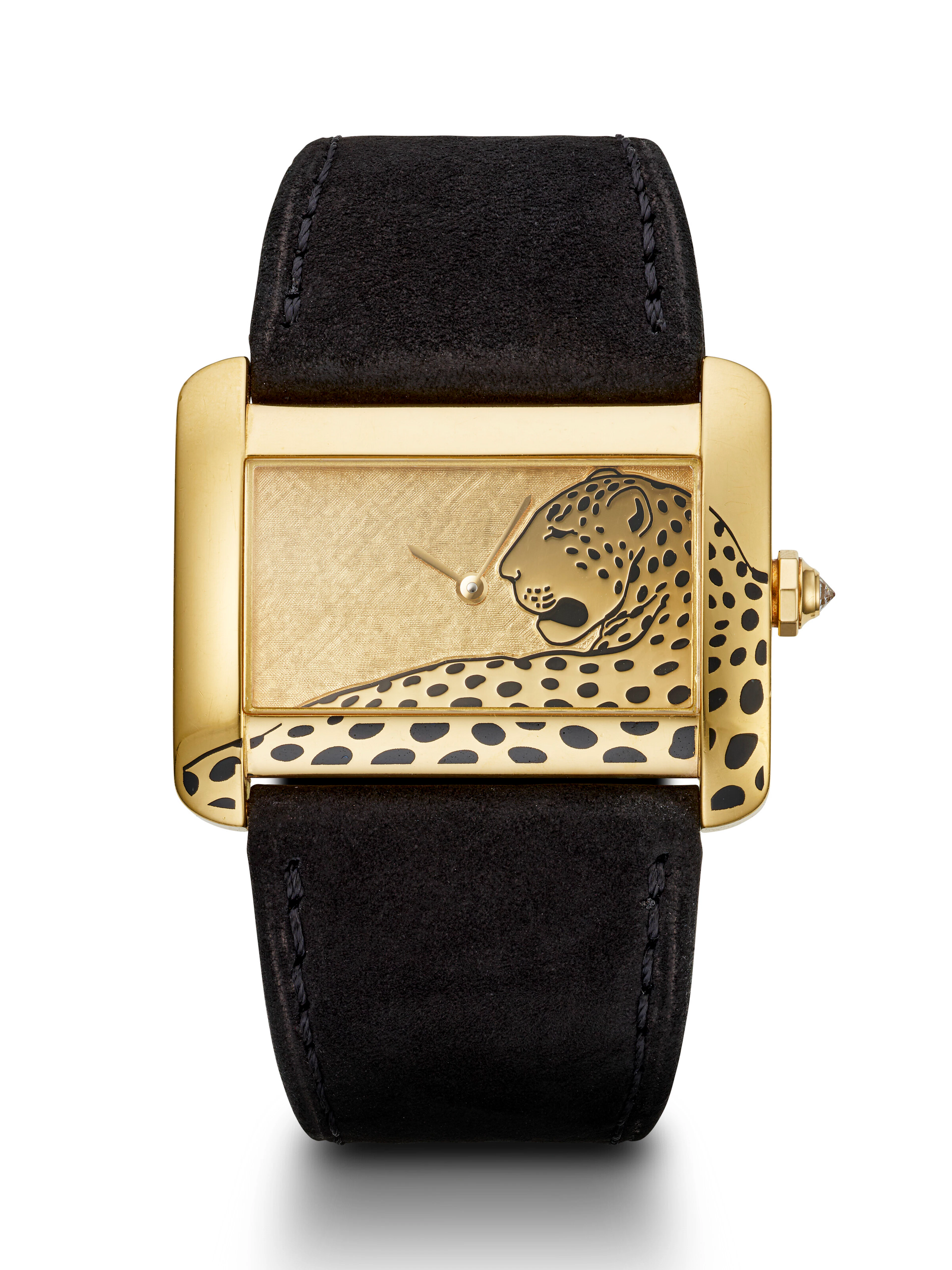 Cartier, Limited Edition Yellow Gold 'Tank Divan Panthère', Ref. 2602