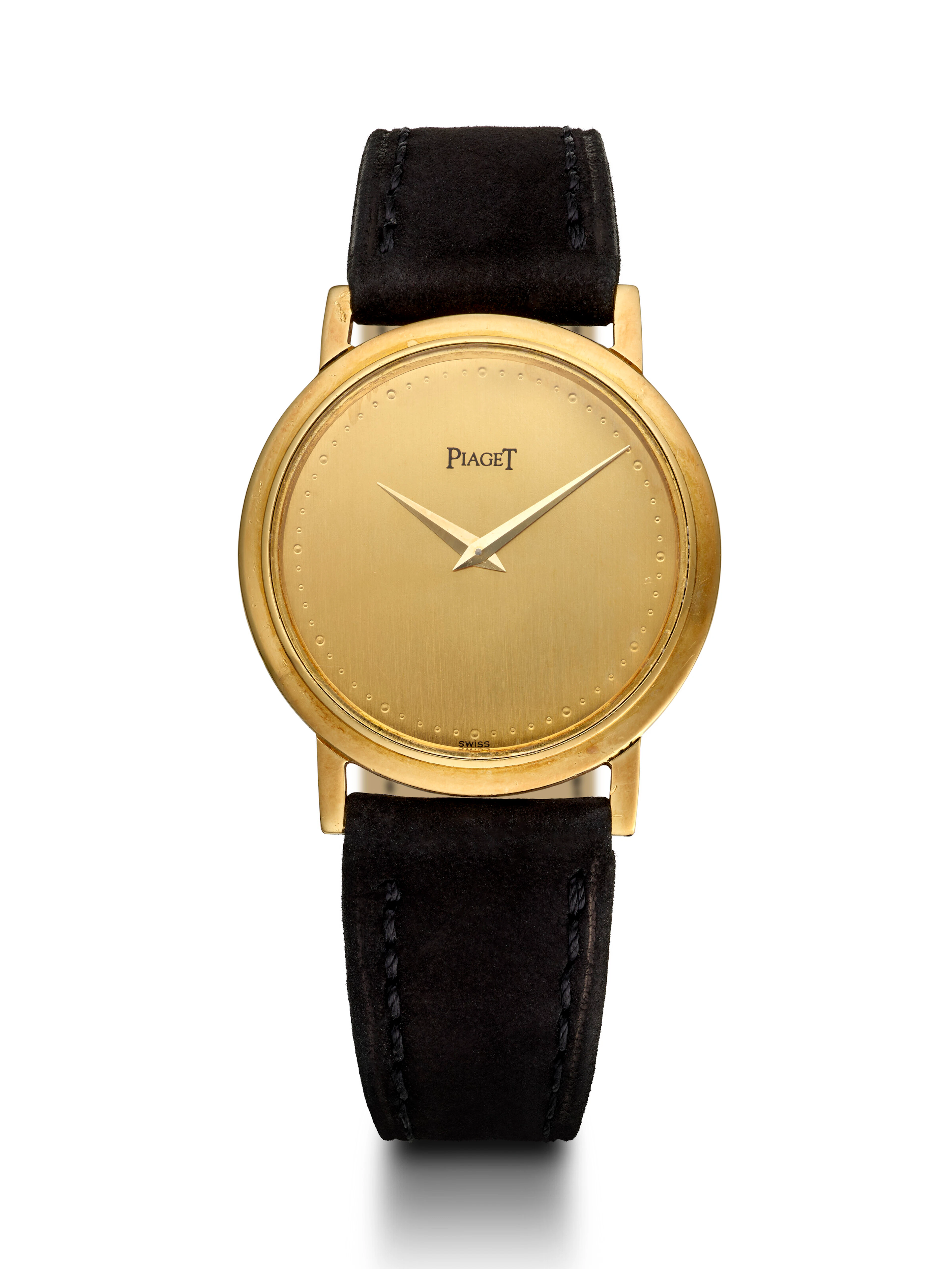 Piaget, Yellow Gold Ultra Thin Quartz Wristwatch, Ref. 7633