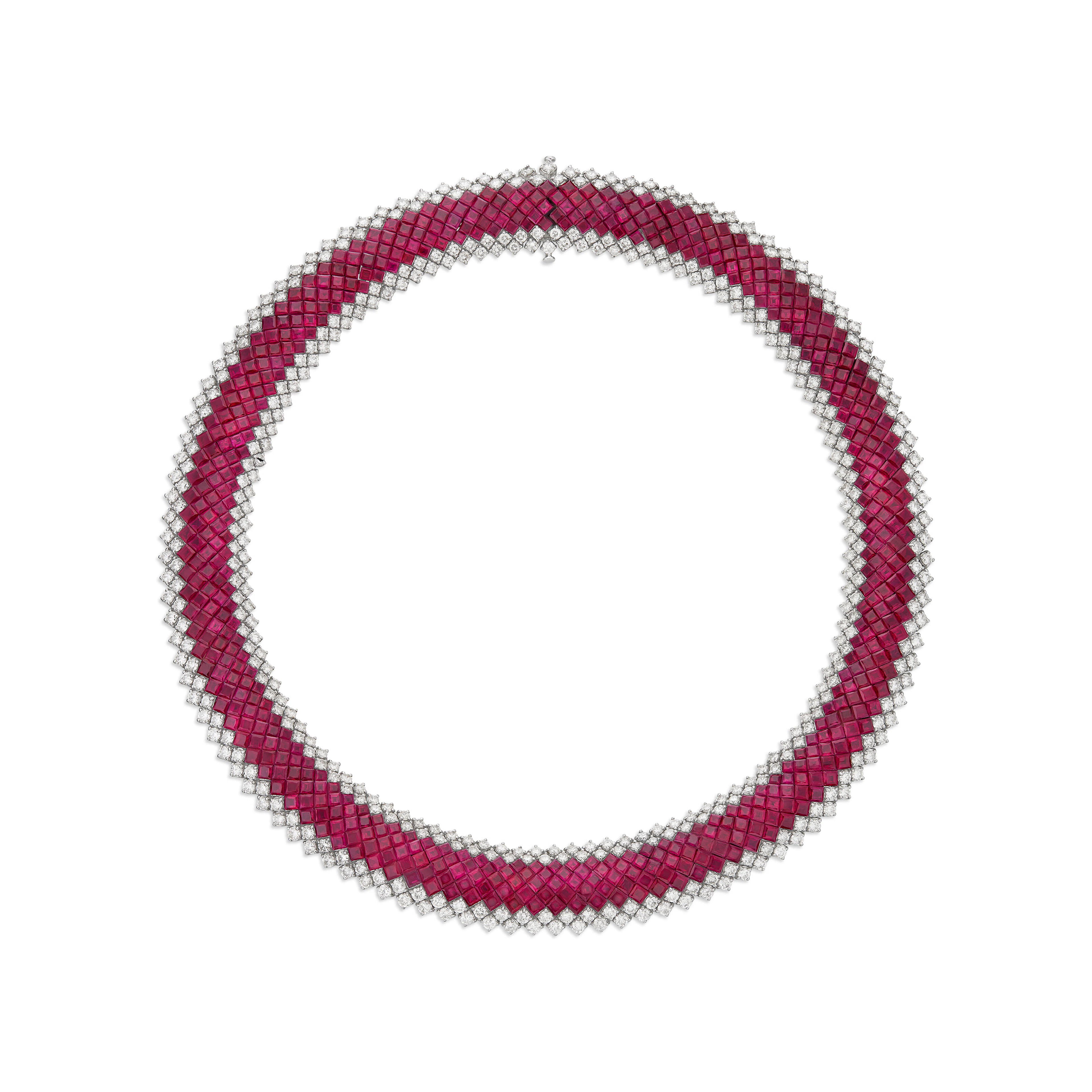 Ruby and Diamond Necklace