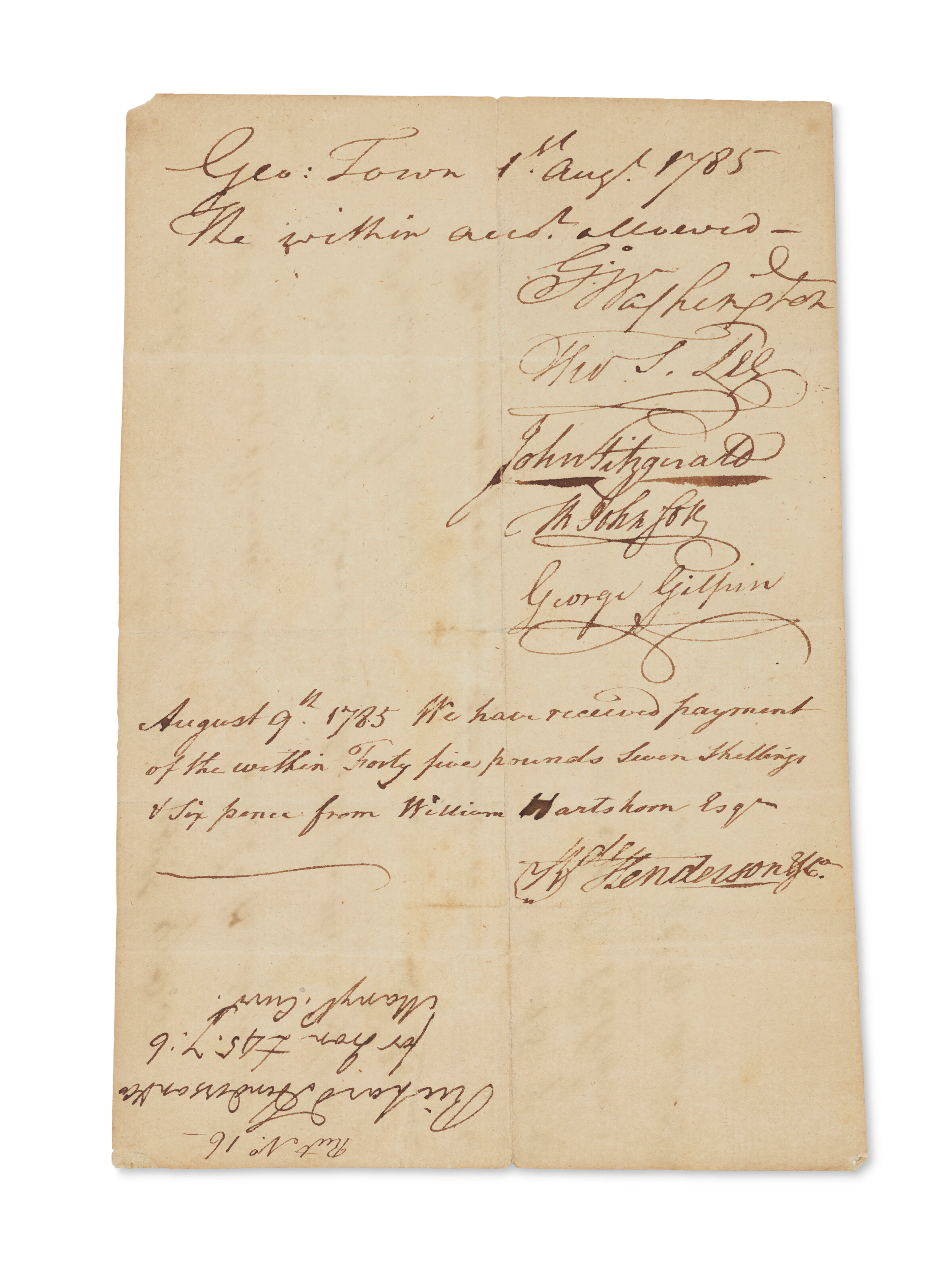 Purchasing Bar Iron for the Potomac Company