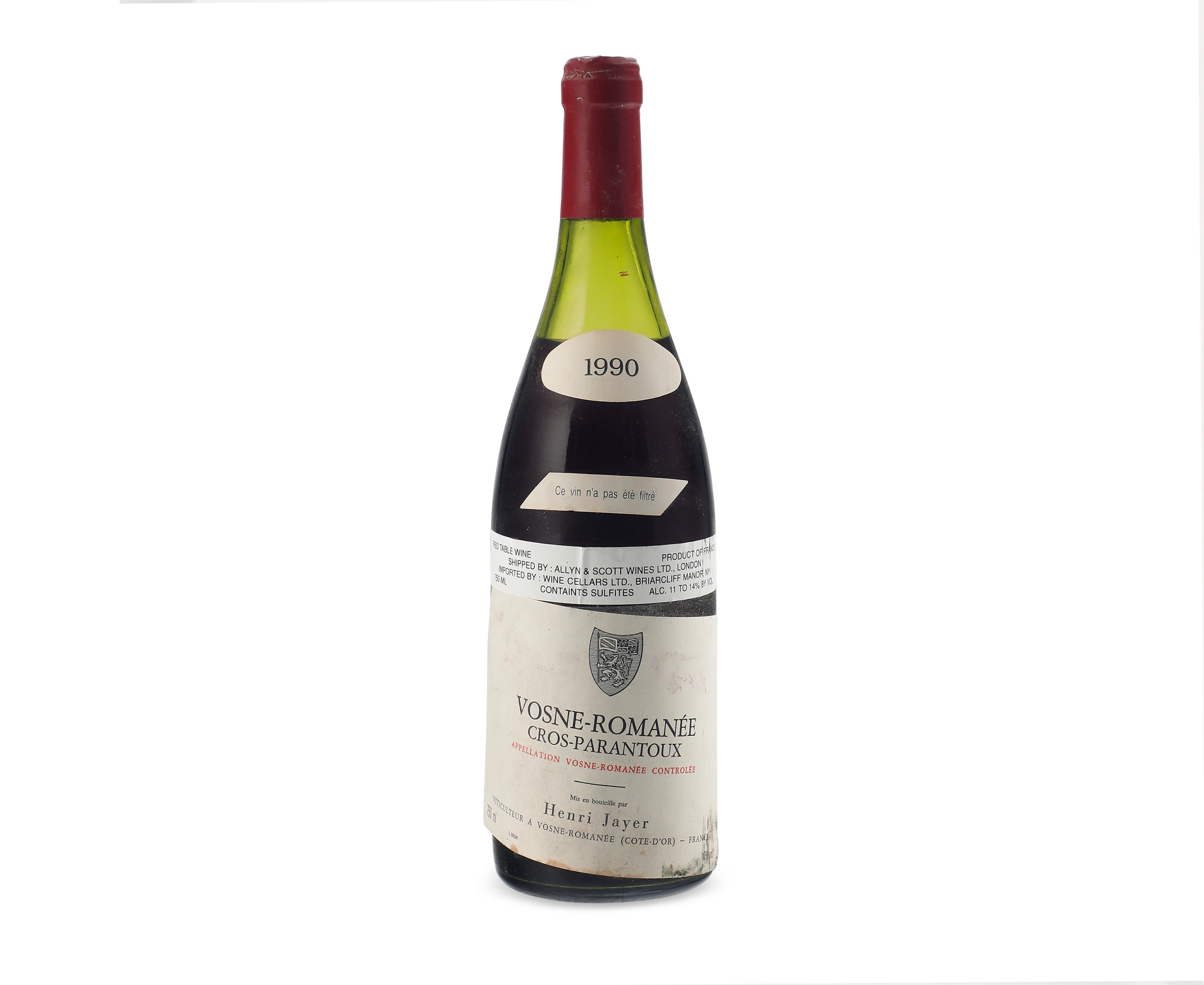 Henri Jayer, Vosne-Romanée Cros-Parantoux 1990