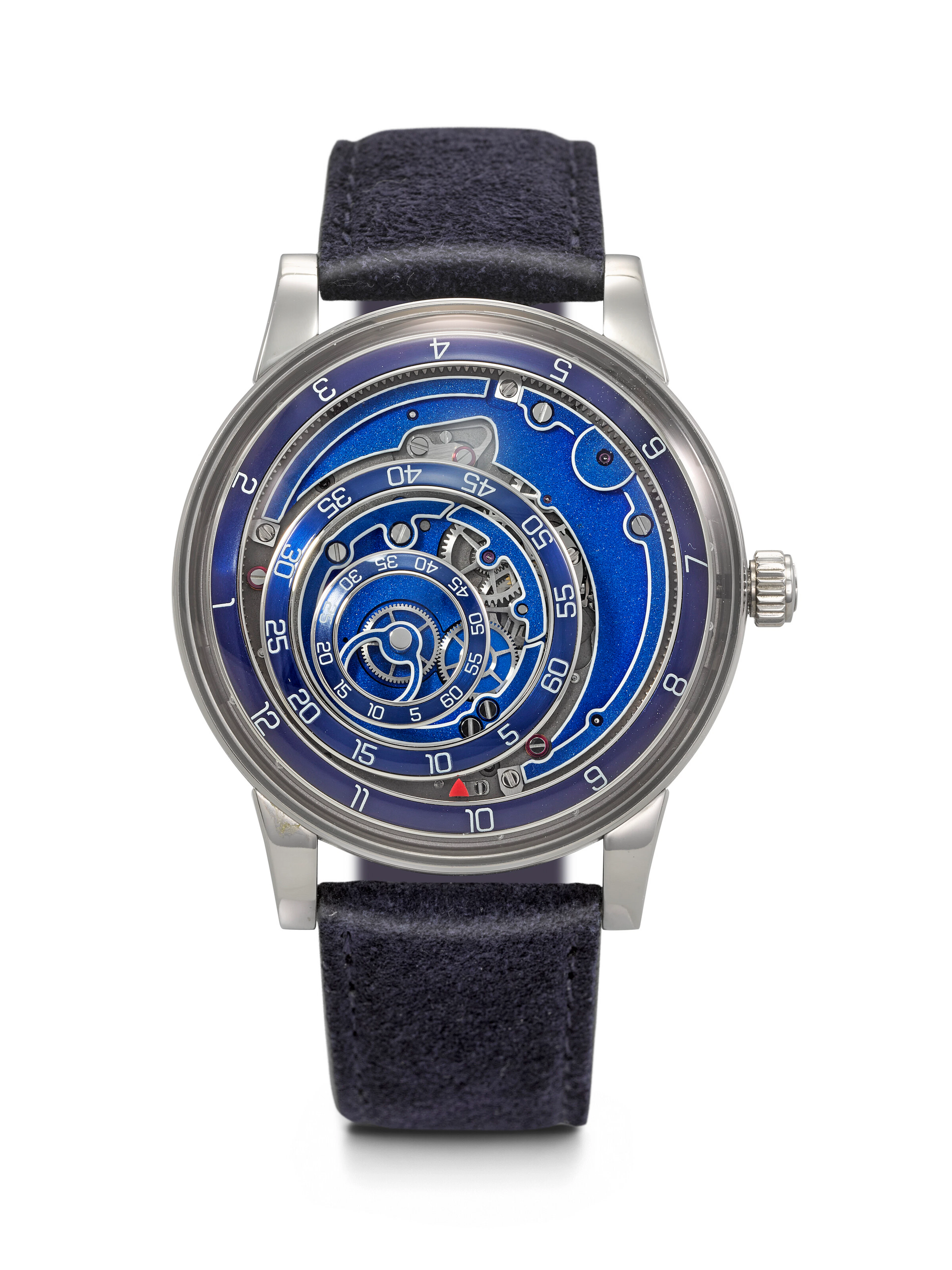 TRILOBE. AN IMPRESSIVE AND UNUSUAL TITANIUM LIMITED EDITION AUTOMATIC
