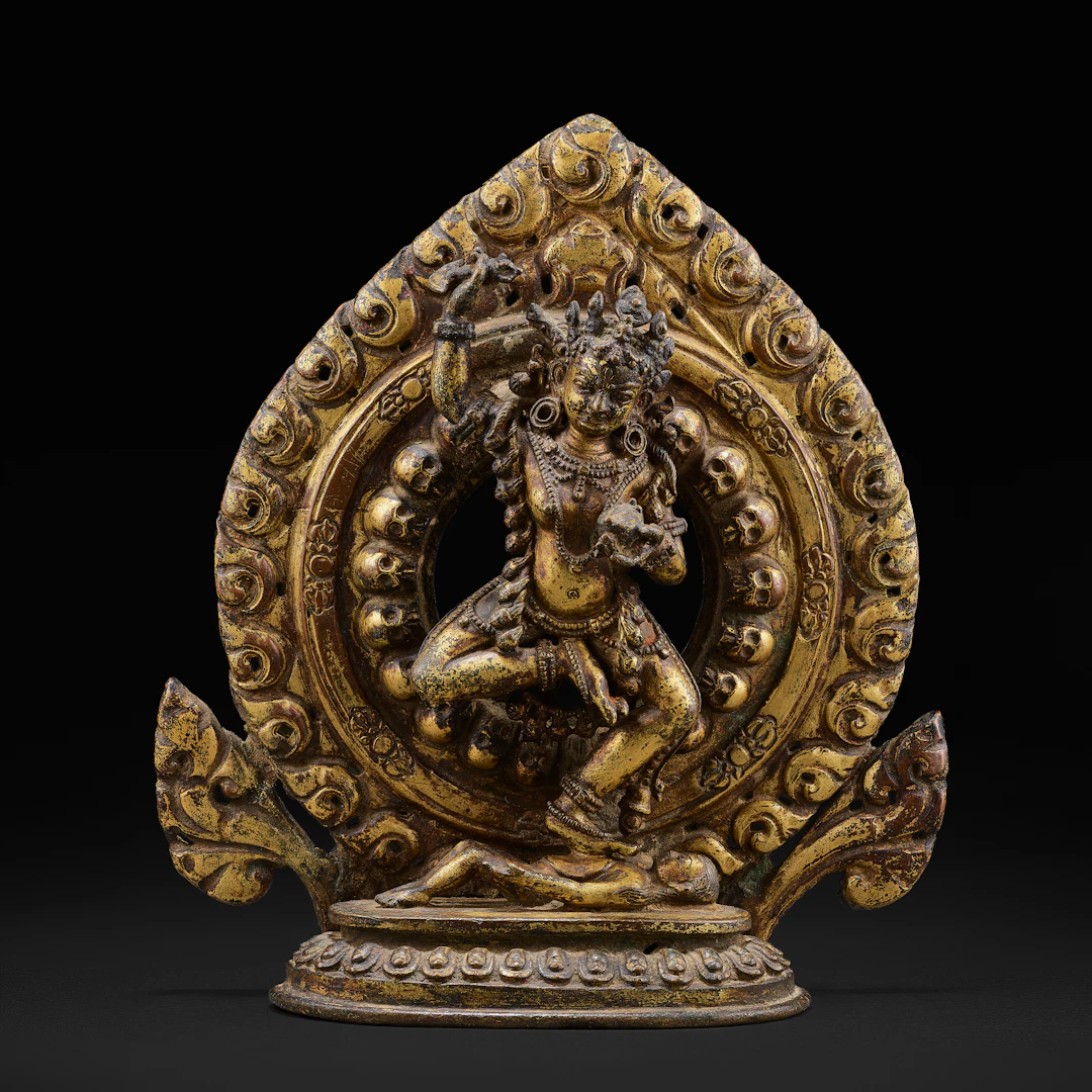 A Gilt Copper Alloy Figure of Vajravarahi