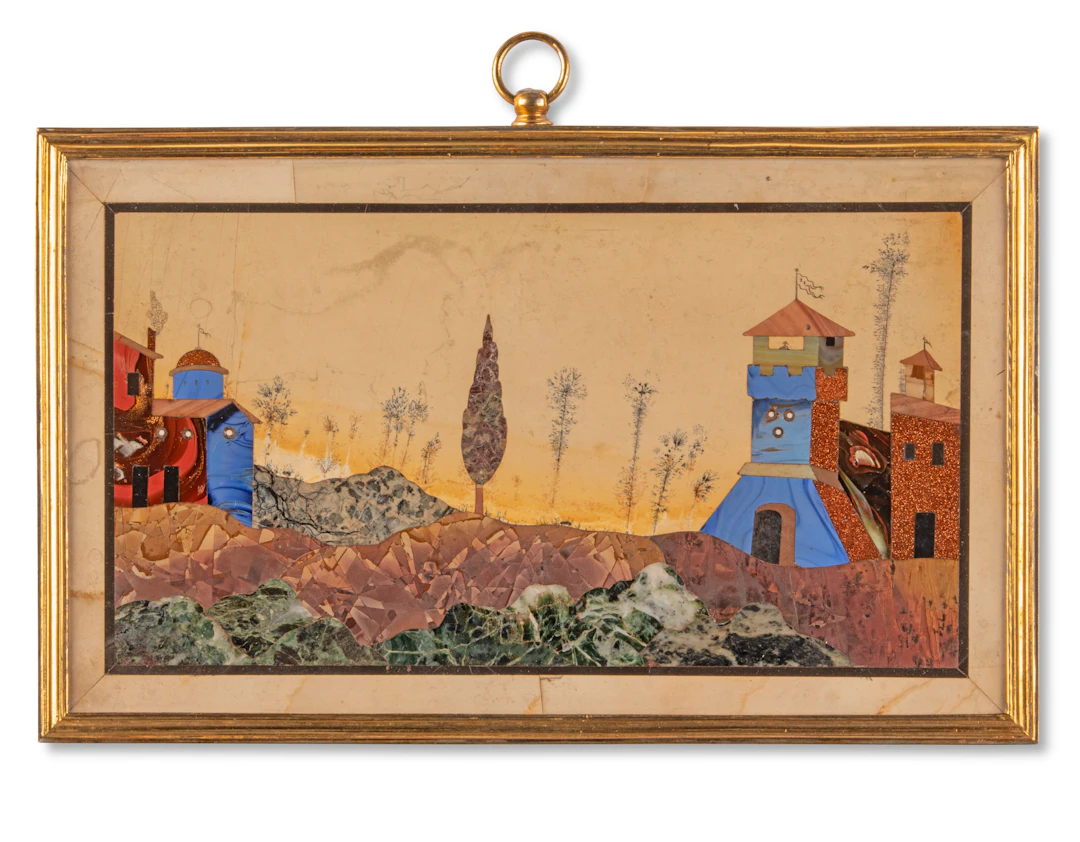 An Italian Pietra Dura Plaque