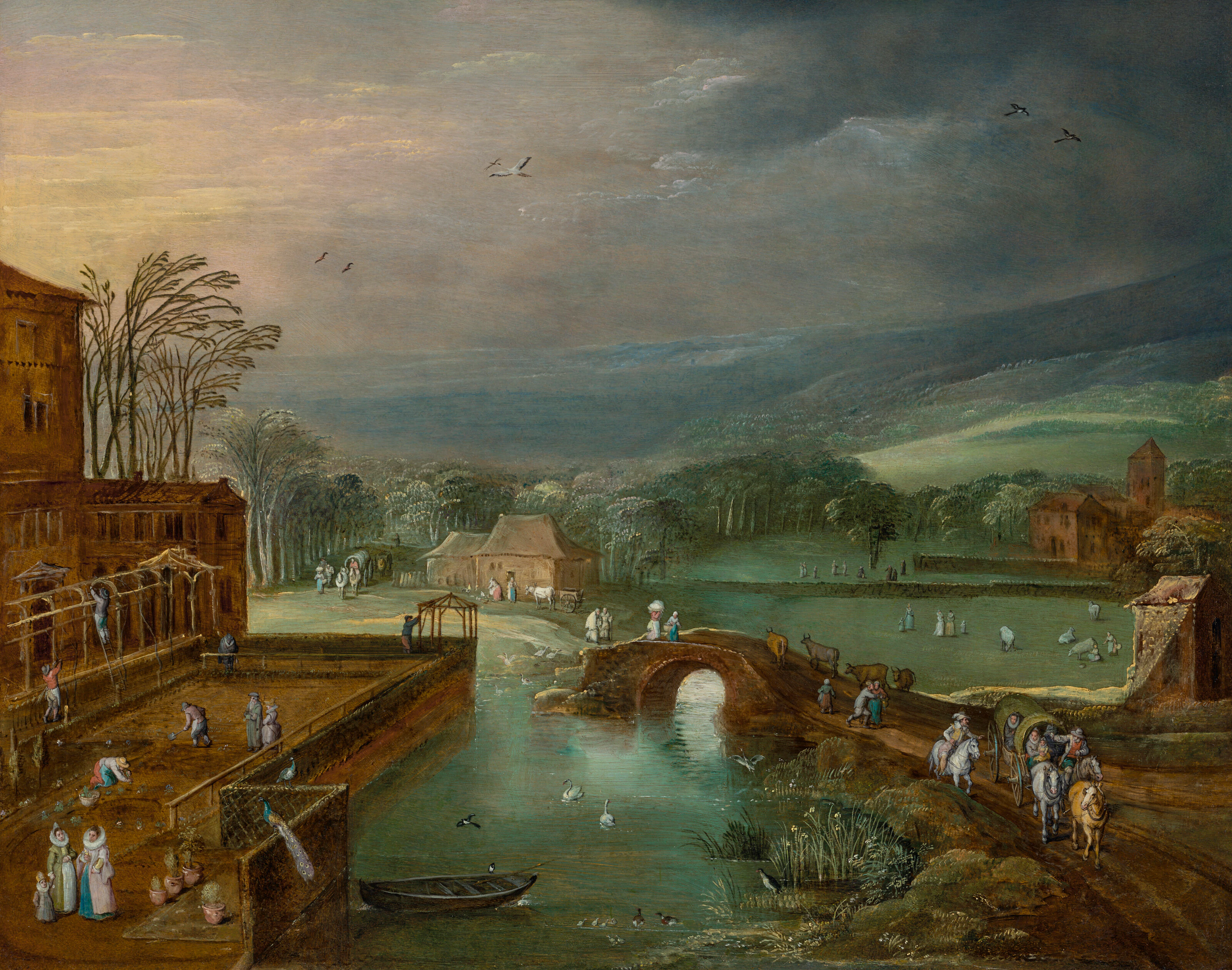 JAN BRUEGHEL II (ANTWERP 1601-1678) AND JOOS DE MOMPER II (ANTWERP C.1564-1635)