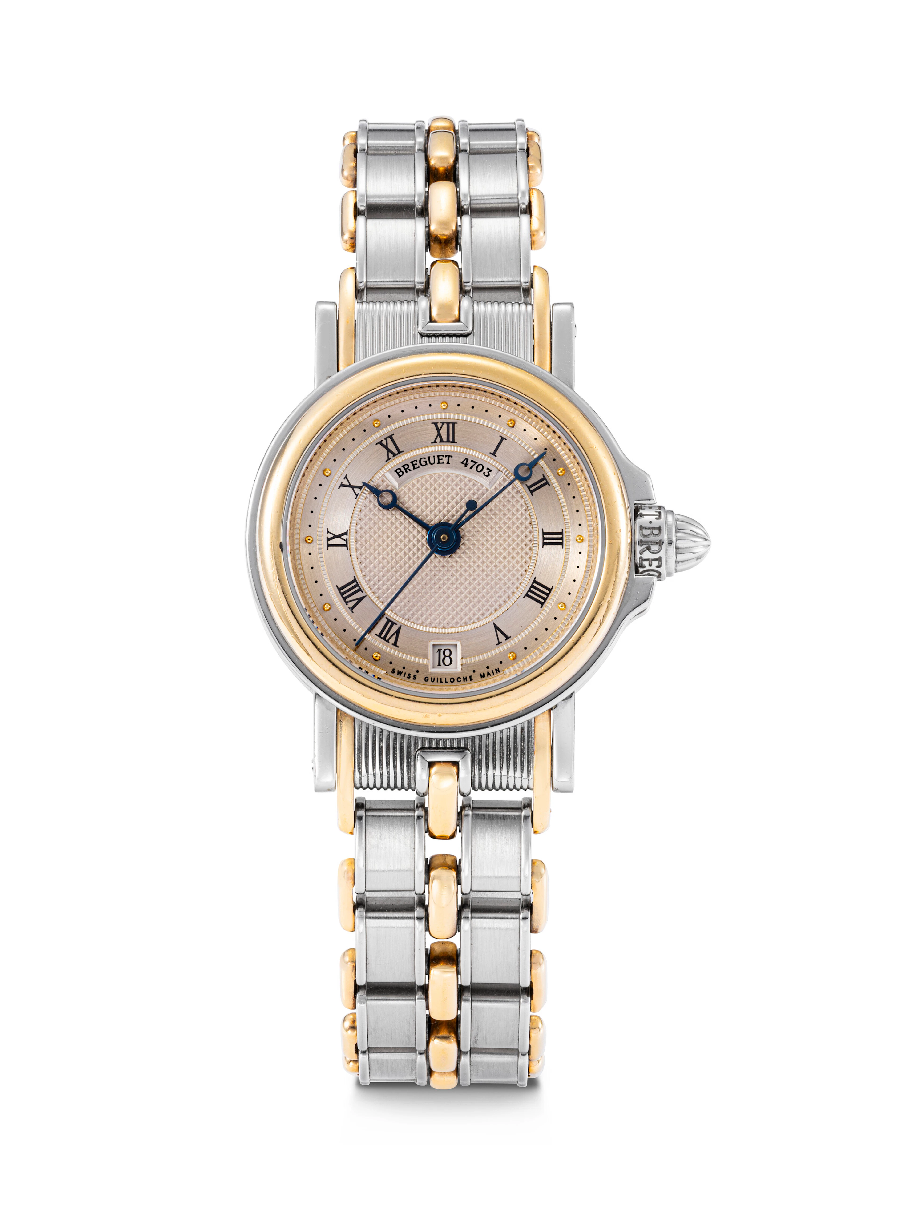 Breguet, Gold and Stainless Steel Bracelet Watch