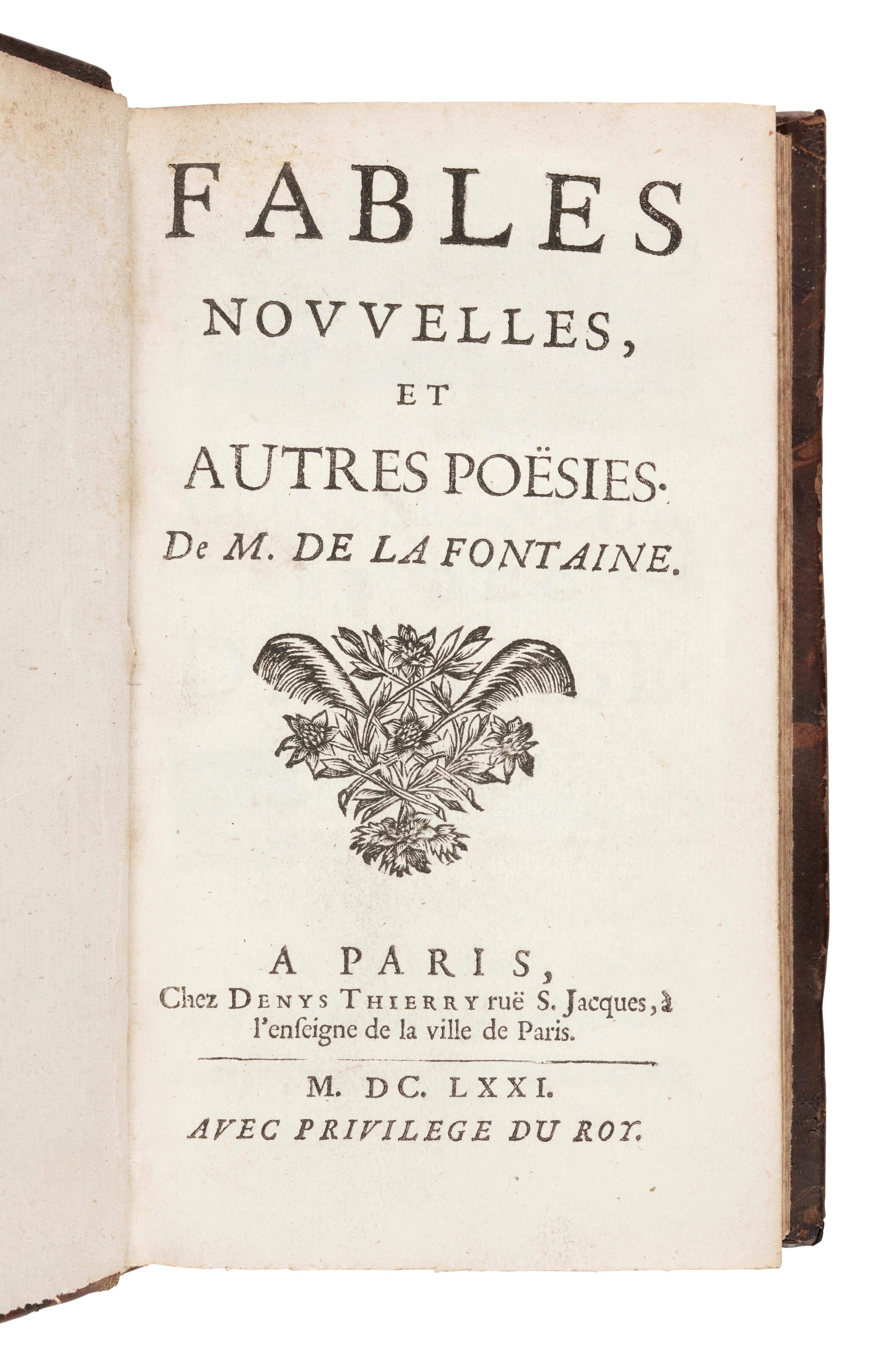 LA FONTAINE, Jean de (1621-1695)