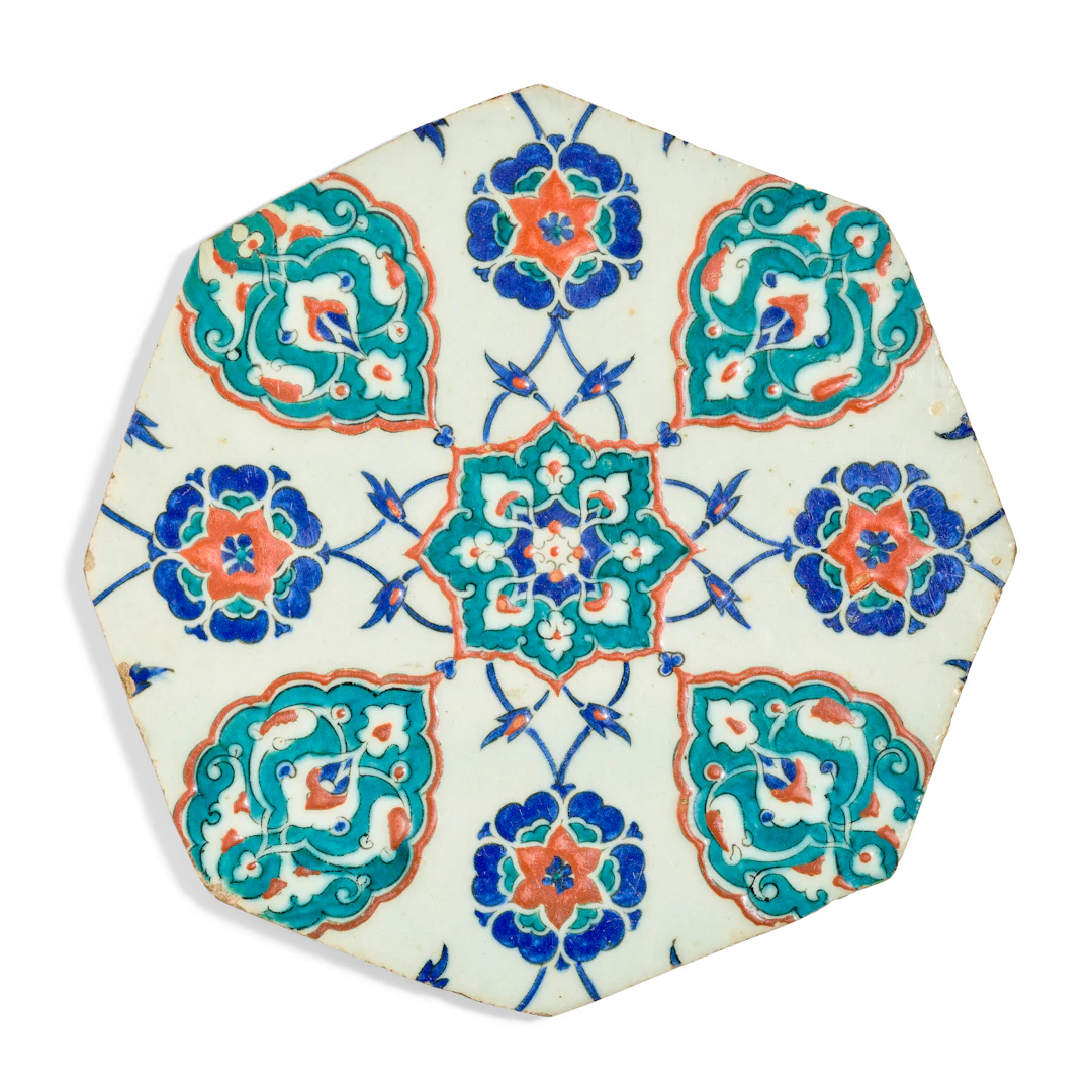 An Iznik Pottery Tile